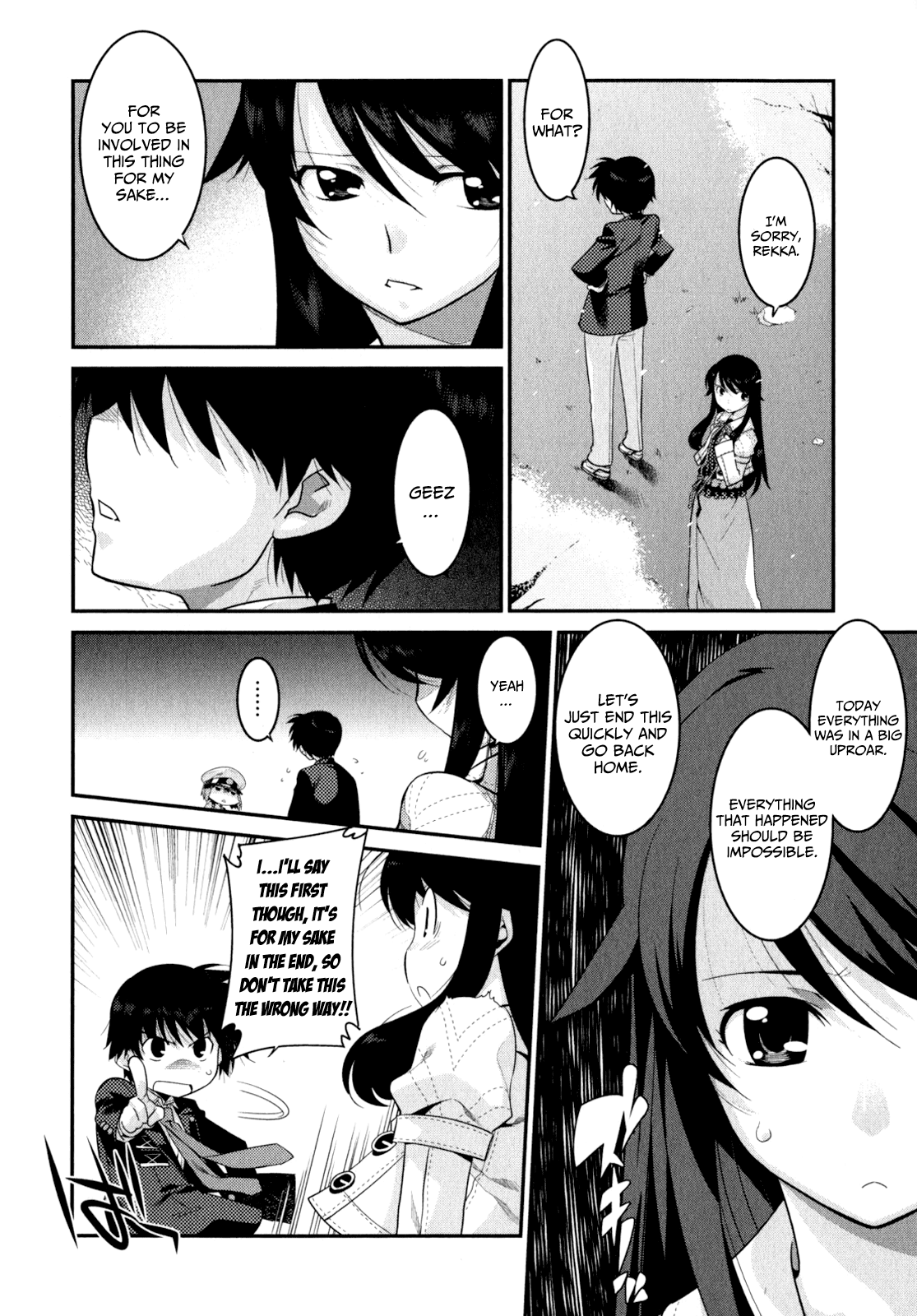 Ore ga Heroine o Tasukesugite Sekai ga Little Mokushiroku!? Chapter 13 page 5 - Chapter 13: Night of the Blooming Sakura