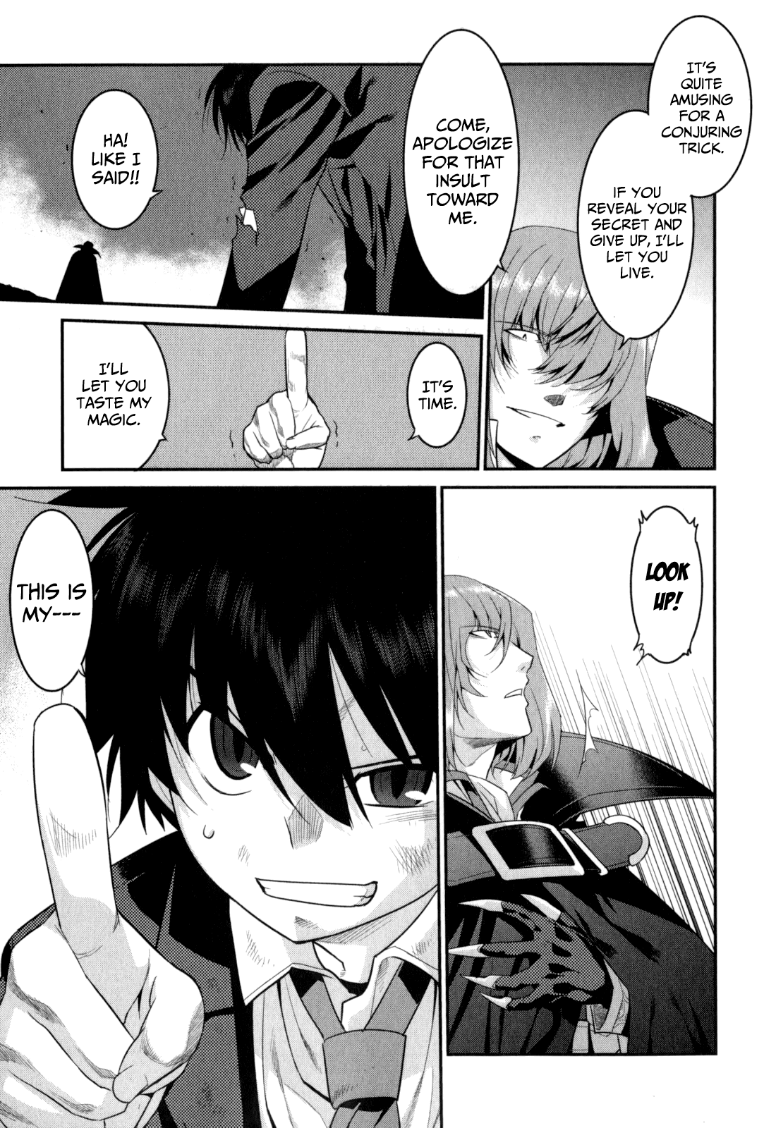 Ore ga Heroine o Tasukesugite Sekai ga Little Mokushiroku!? Chapter 14 page 16 - Chapter 14: Clench Your Fist!