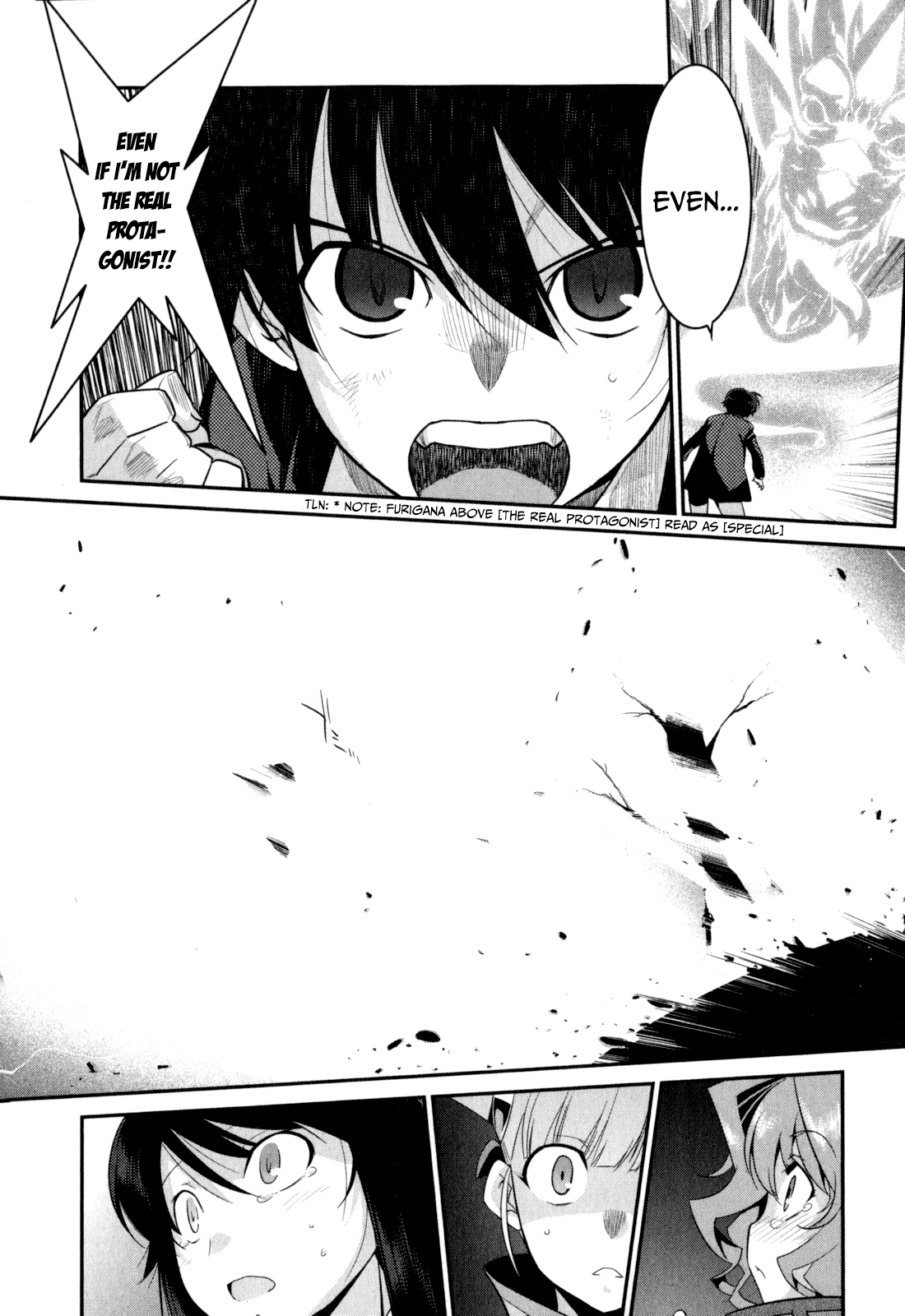 Ore ga Heroine o Tasukesugite Sekai ga Little Mokushiroku!? Chapter 14 page 21 - Chapter 14: Clench Your Fist!