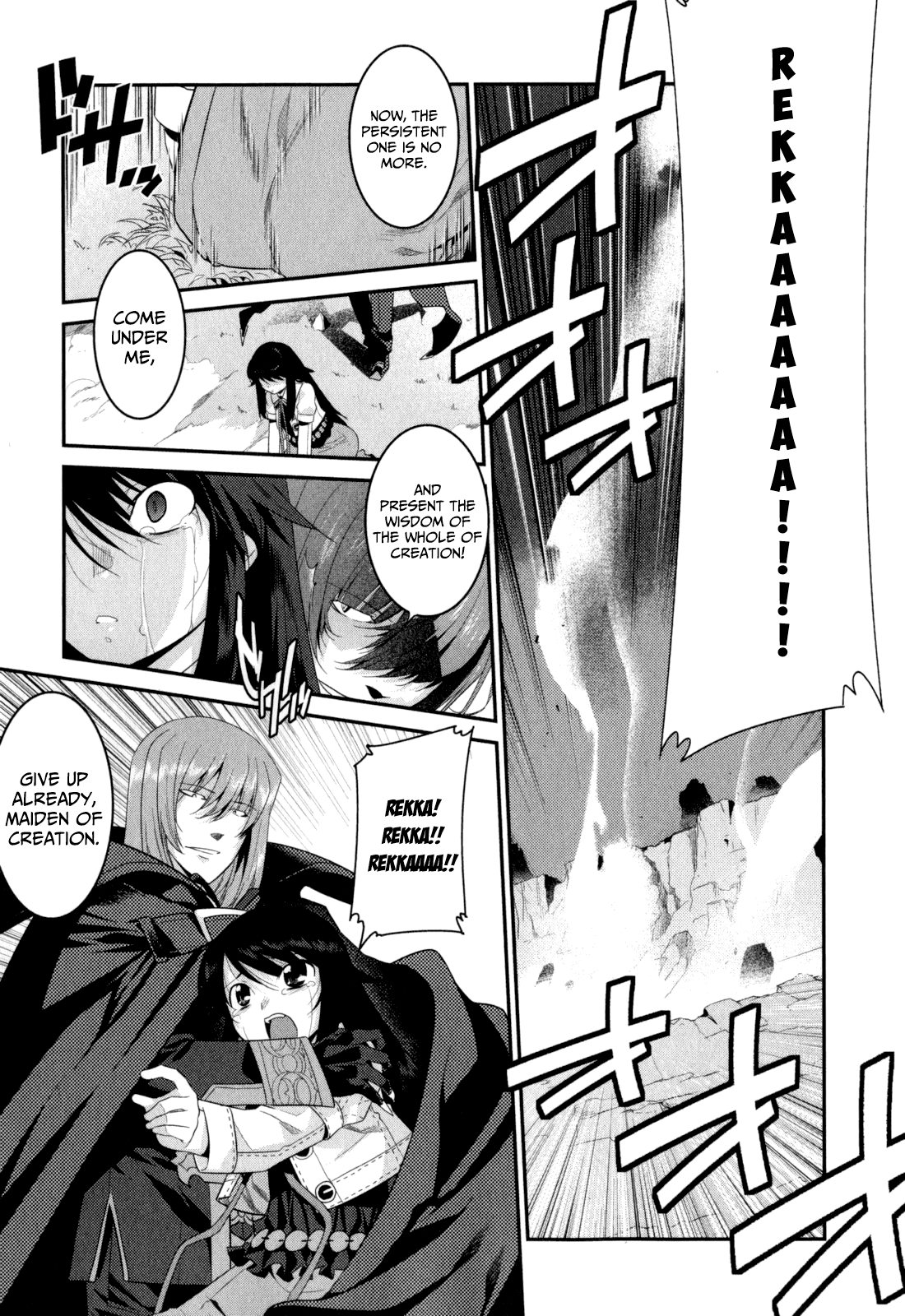 Ore ga Heroine o Tasukesugite Sekai ga Little Mokushiroku!? Chapter 14 page 22 - Chapter 14: Clench Your Fist!