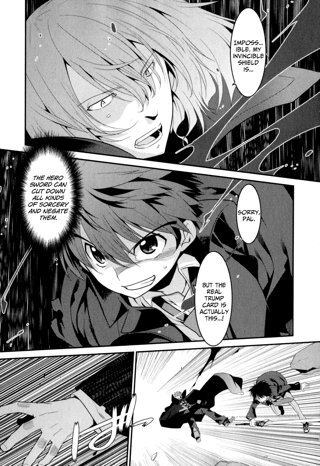 Ore ga Heroine o Tasukesugite Sekai ga Little Mokushiroku!? Chapter 15 page 13 - Chapter 15: THE GREATEST MAGIC!?