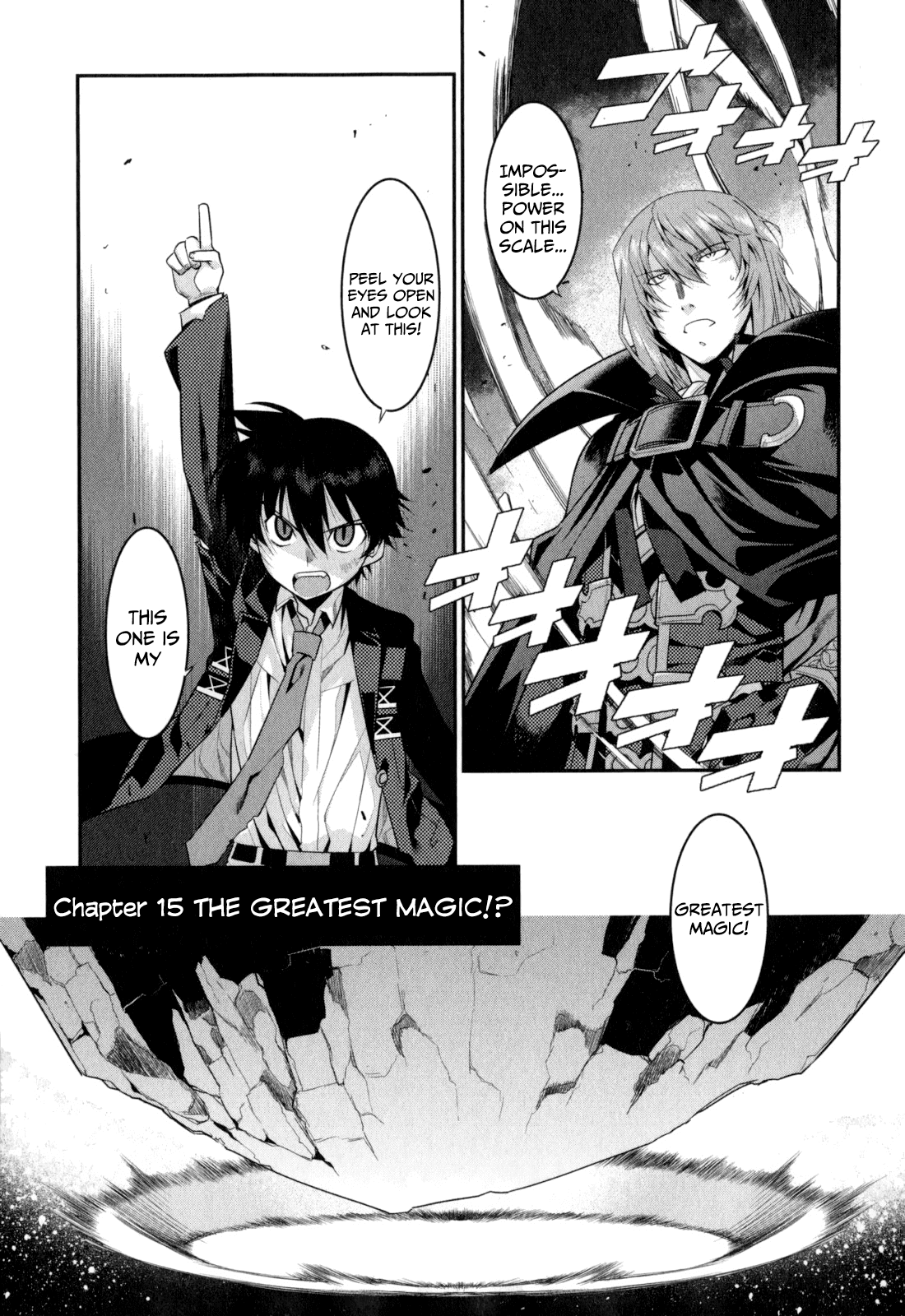 Ore ga Heroine o Tasukesugite Sekai ga Little Mokushiroku!? Chapter 15 page 2 - Chapter 15: THE GREATEST MAGIC!?