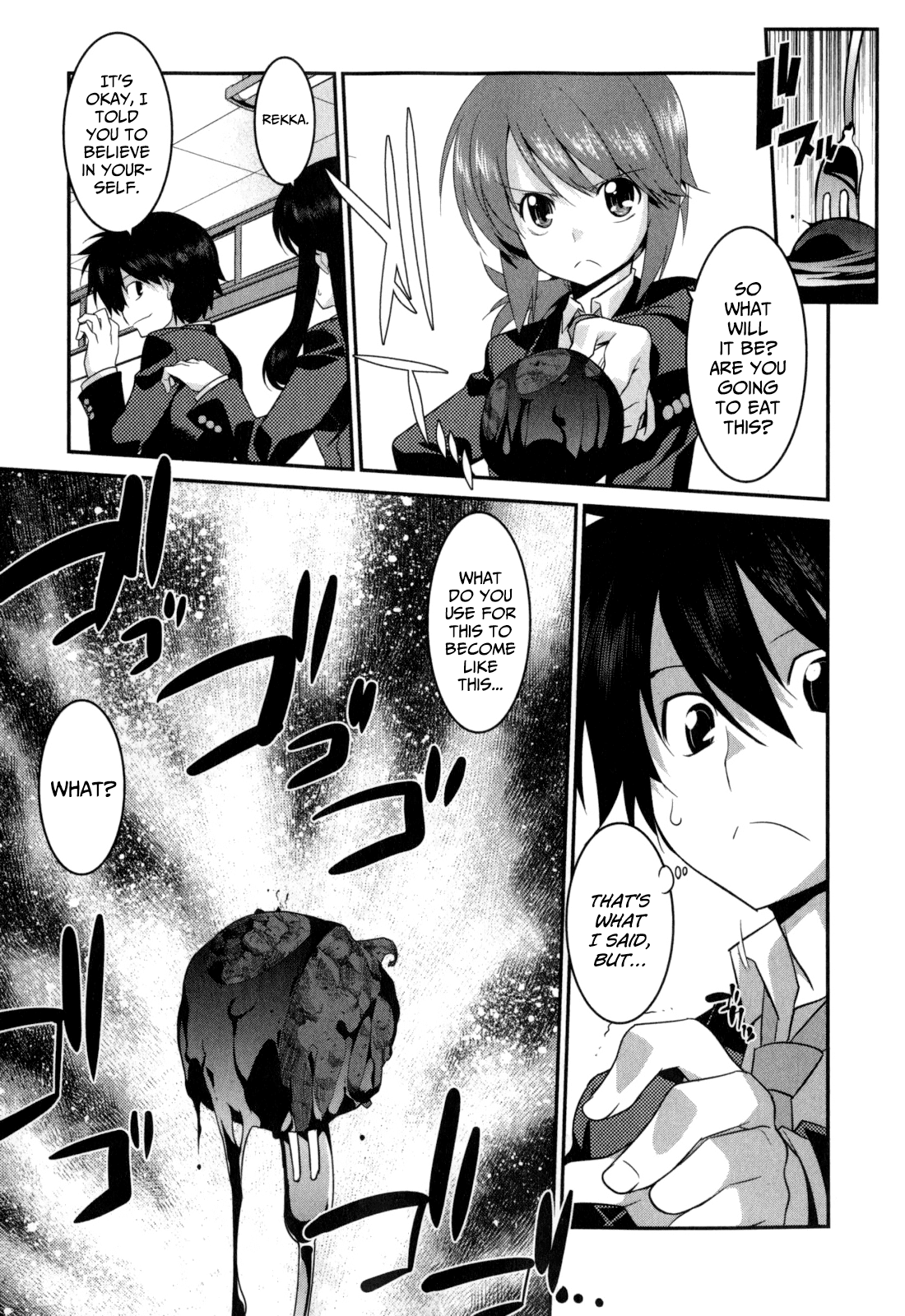 Ore ga Heroine o Tasukesugite Sekai ga Little Mokushiroku!? Chapter 19 page 12 - Chapter 19: Red Sweat