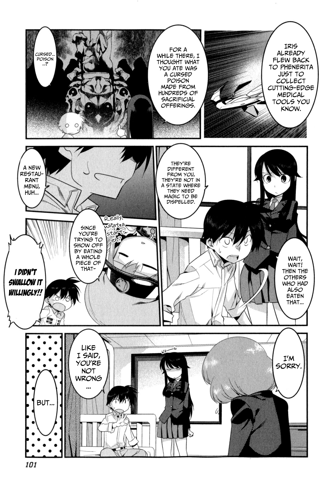 Ore ga Heroine o Tasukesugite Sekai ga Little Mokushiroku!? Chapter 19 page 6 - Chapter 19: Red Sweat