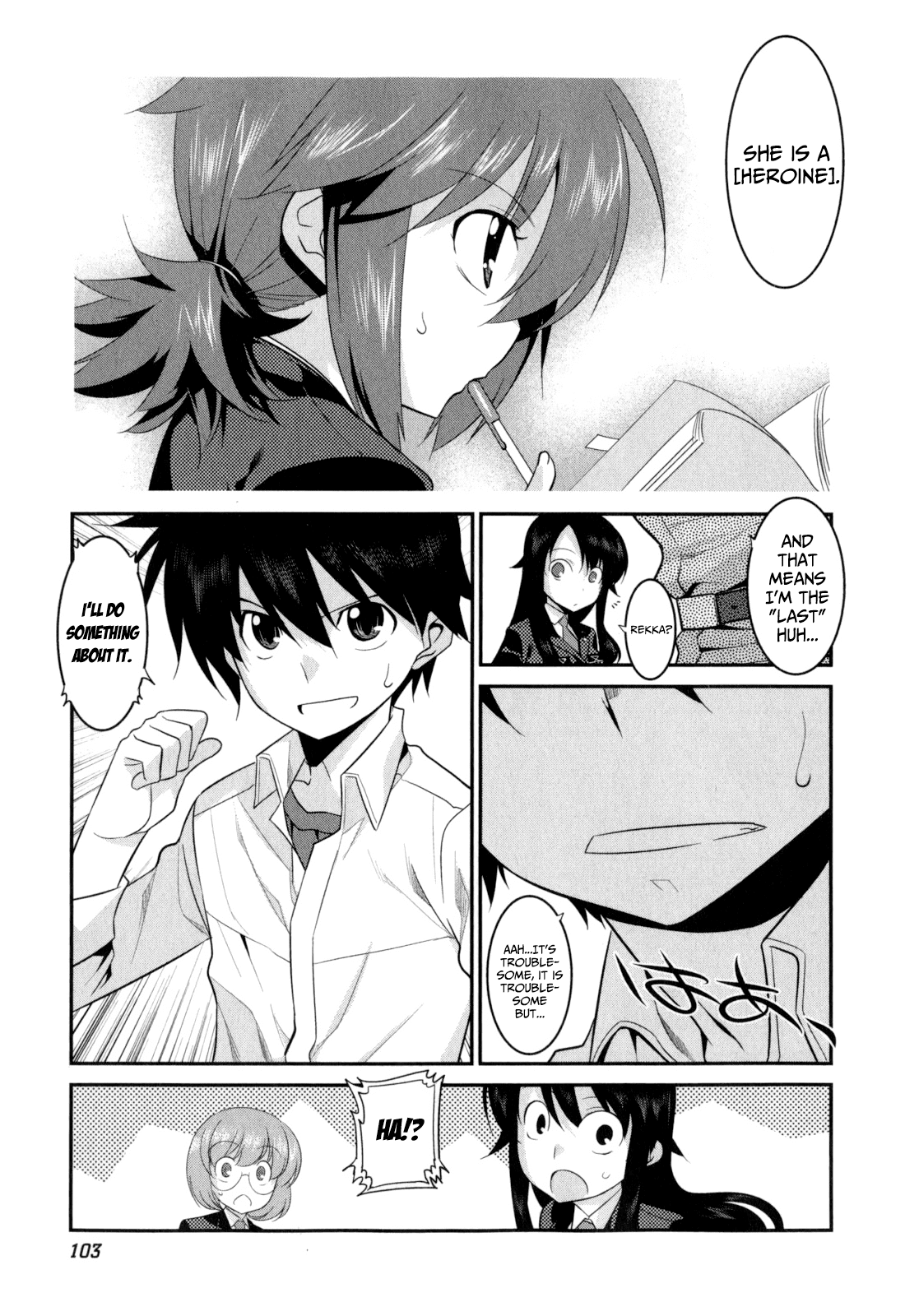 Ore ga Heroine o Tasukesugite Sekai ga Little Mokushiroku!? Chapter 19 page 8 - Chapter 19: Red Sweat