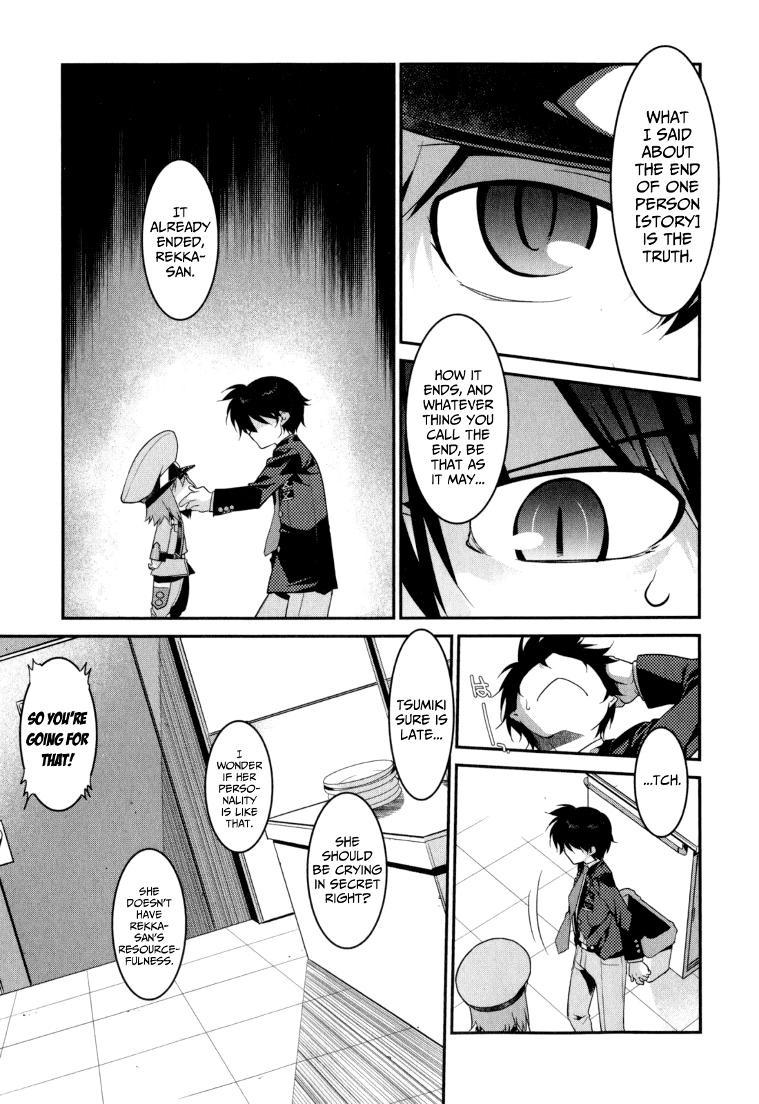 Ore ga Heroine o Tasukesugite Sekai ga Little Mokushiroku!? Chapter 20 page 8 - Chapter 20: From inside the hole