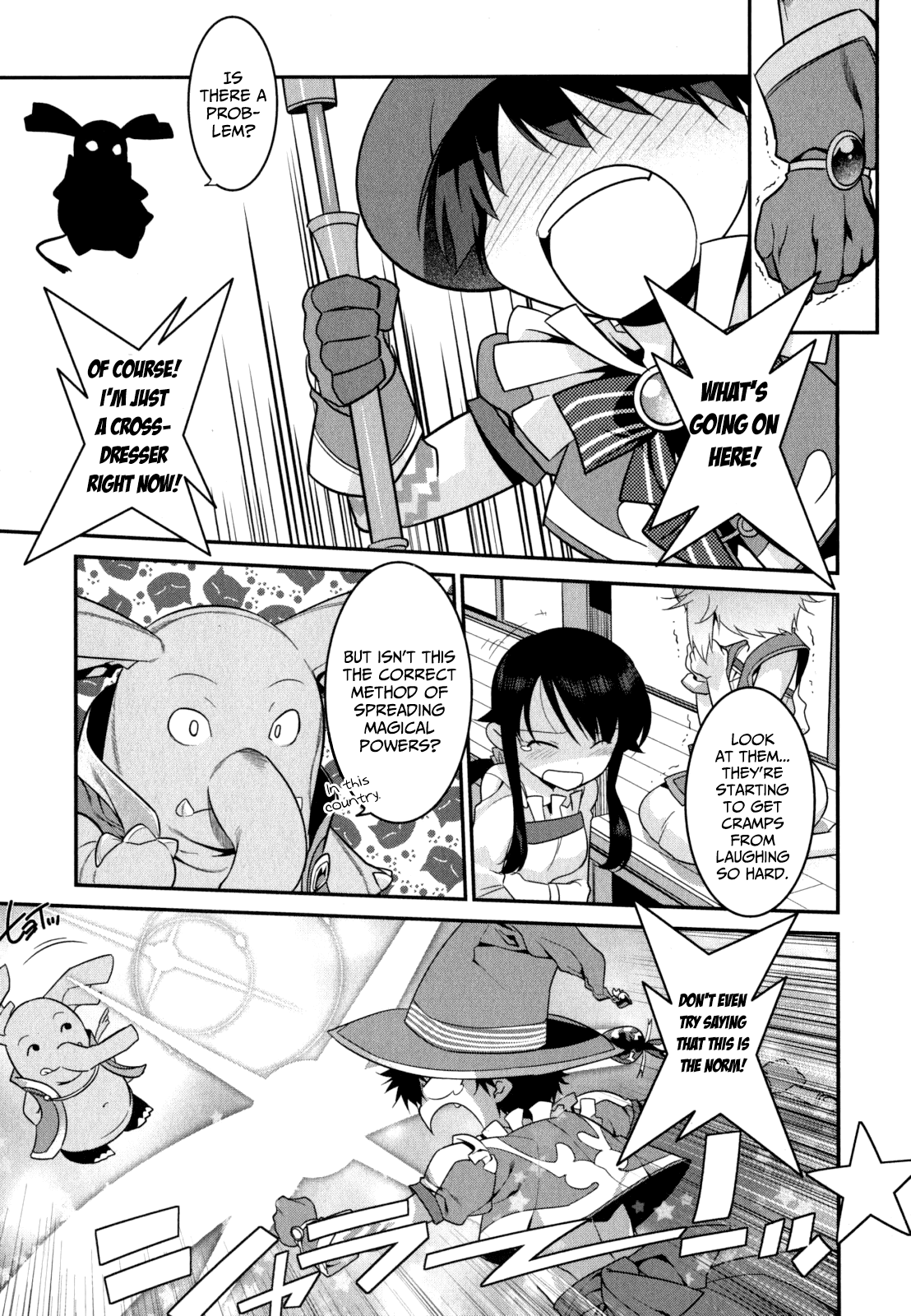 Ore ga Heroine o Tasukesugite Sekai ga Little Mokushiroku!? Chapter 22 page 12 - Chapter 22: Destructive Magical Girl