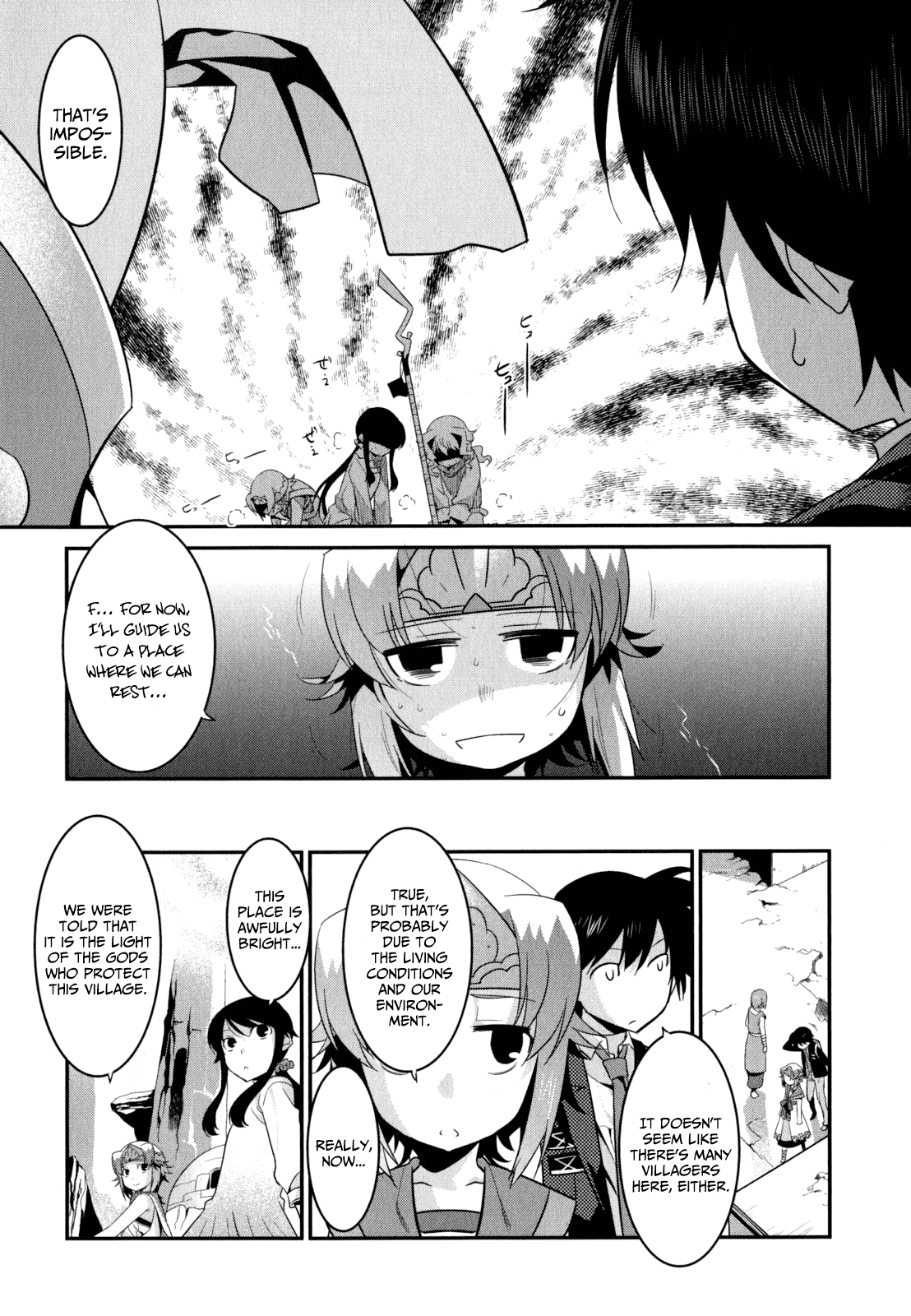 Ore ga Heroine o Tasukesugite Sekai ga Little Mokushiroku!? Chapter 23 page 13 - Chapter 23: Jizu Village