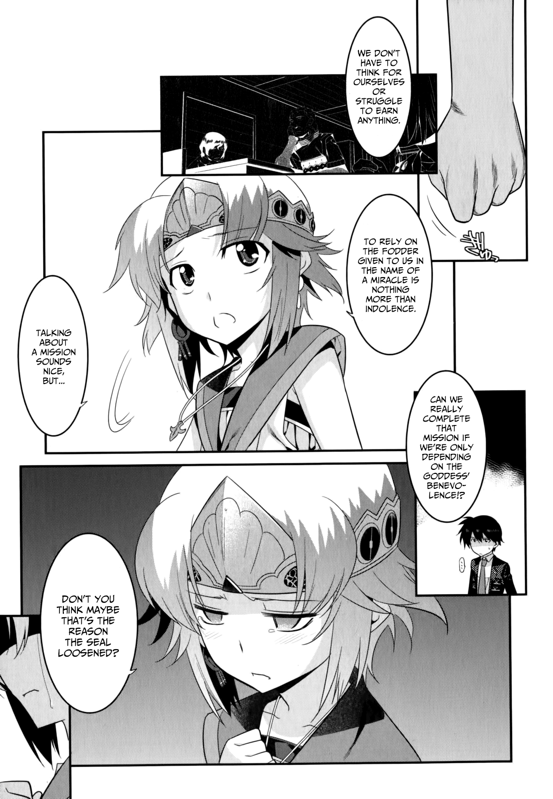 Ore ga Heroine o Tasukesugite Sekai ga Little Mokushiroku!? Chapter 24 page 12 - Chapter 24: Sealed Space