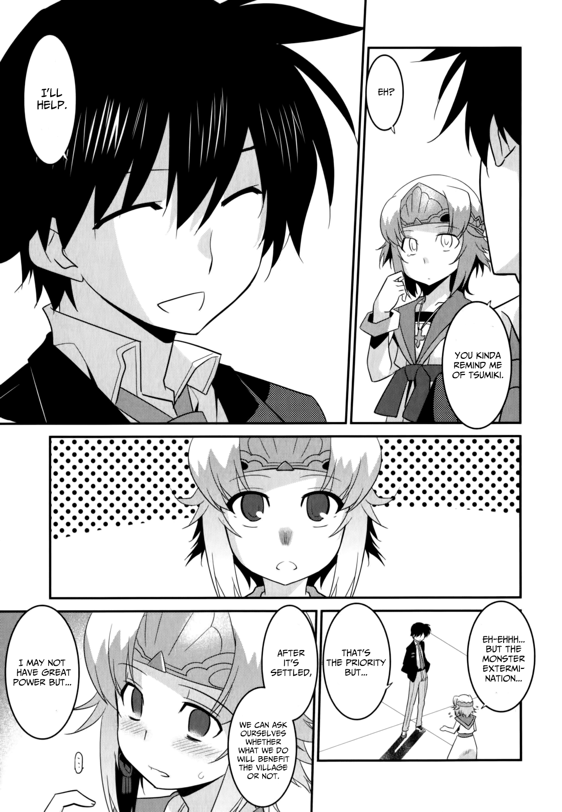 Ore ga Heroine o Tasukesugite Sekai ga Little Mokushiroku!? Chapter 24 page 14 - Chapter 24: Sealed Space