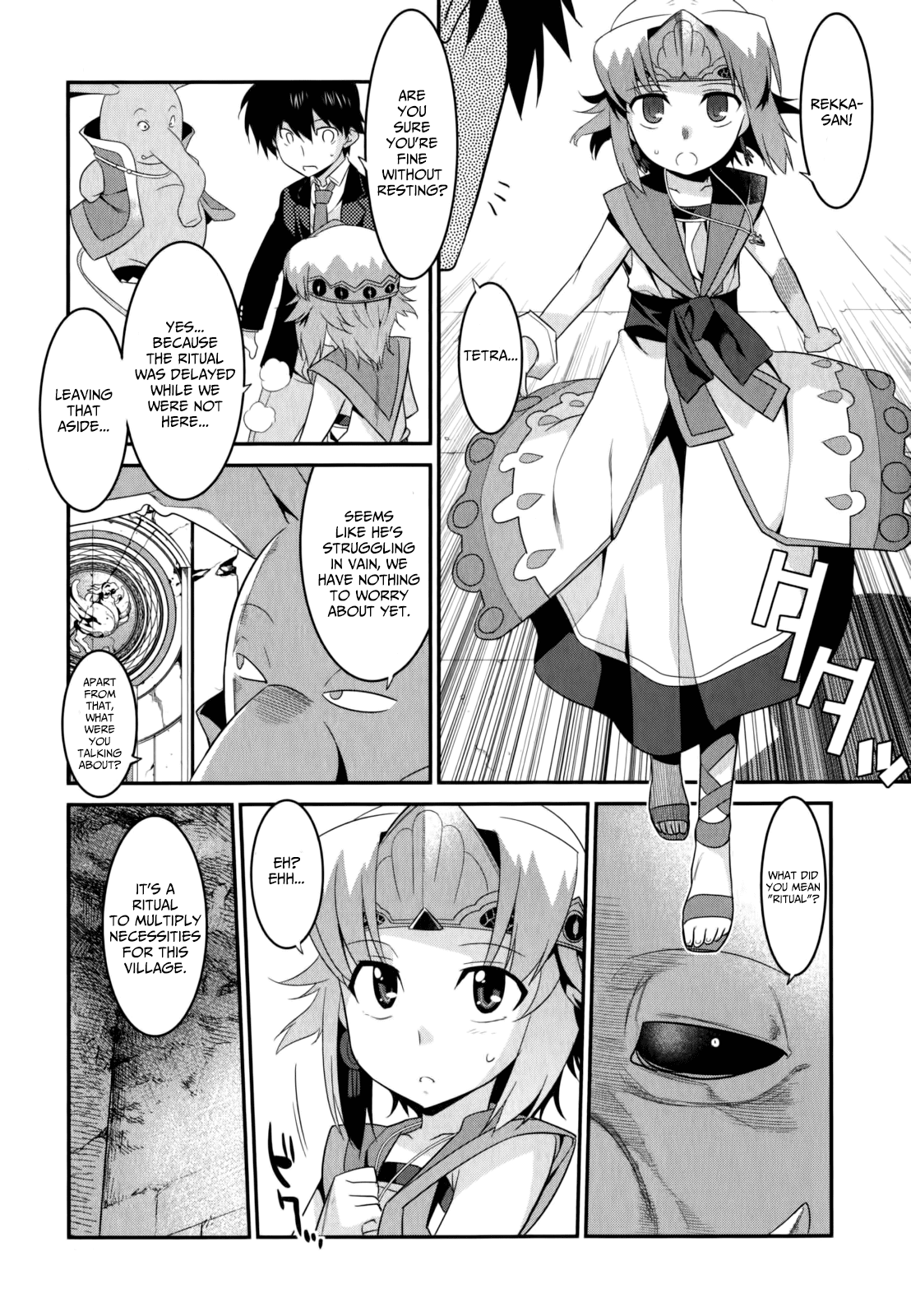 Ore ga Heroine o Tasukesugite Sekai ga Little Mokushiroku!? Chapter 24 page 8 - Chapter 24: Sealed Space