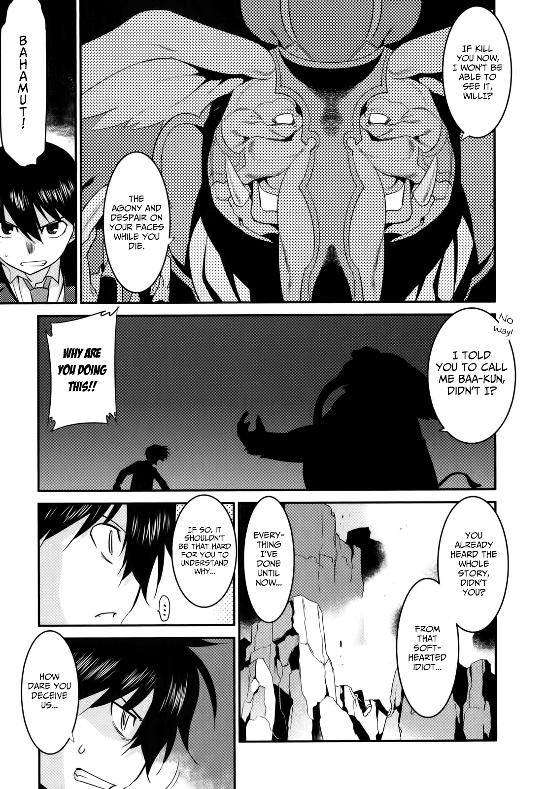 Ore ga Heroine o Tasukesugite Sekai ga Little Mokushiroku!? Chapter 27 page 12 - Chapter 27: The Ultimate Meal?
