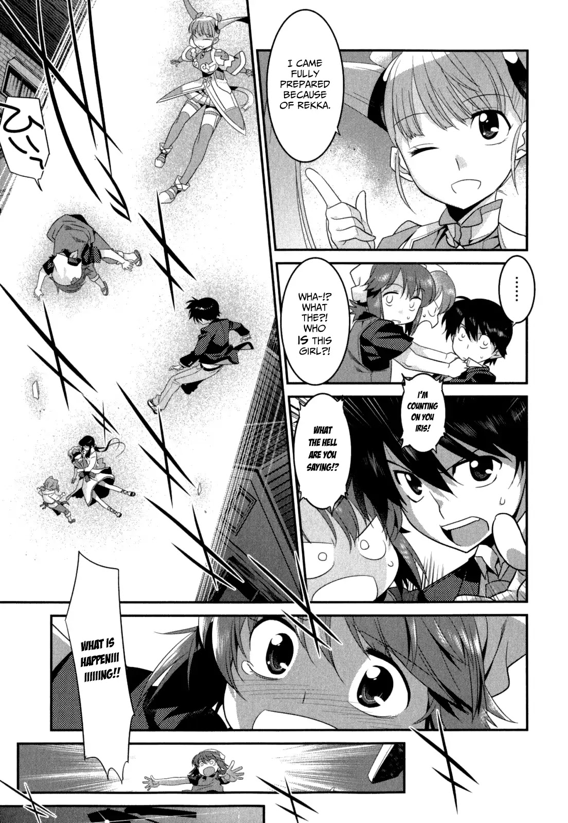 Ore ga Heroine o Tasukesugite Sekai ga Little Mokushiroku!? Chapter 29 page 8 - Chapter 29: Iris Again