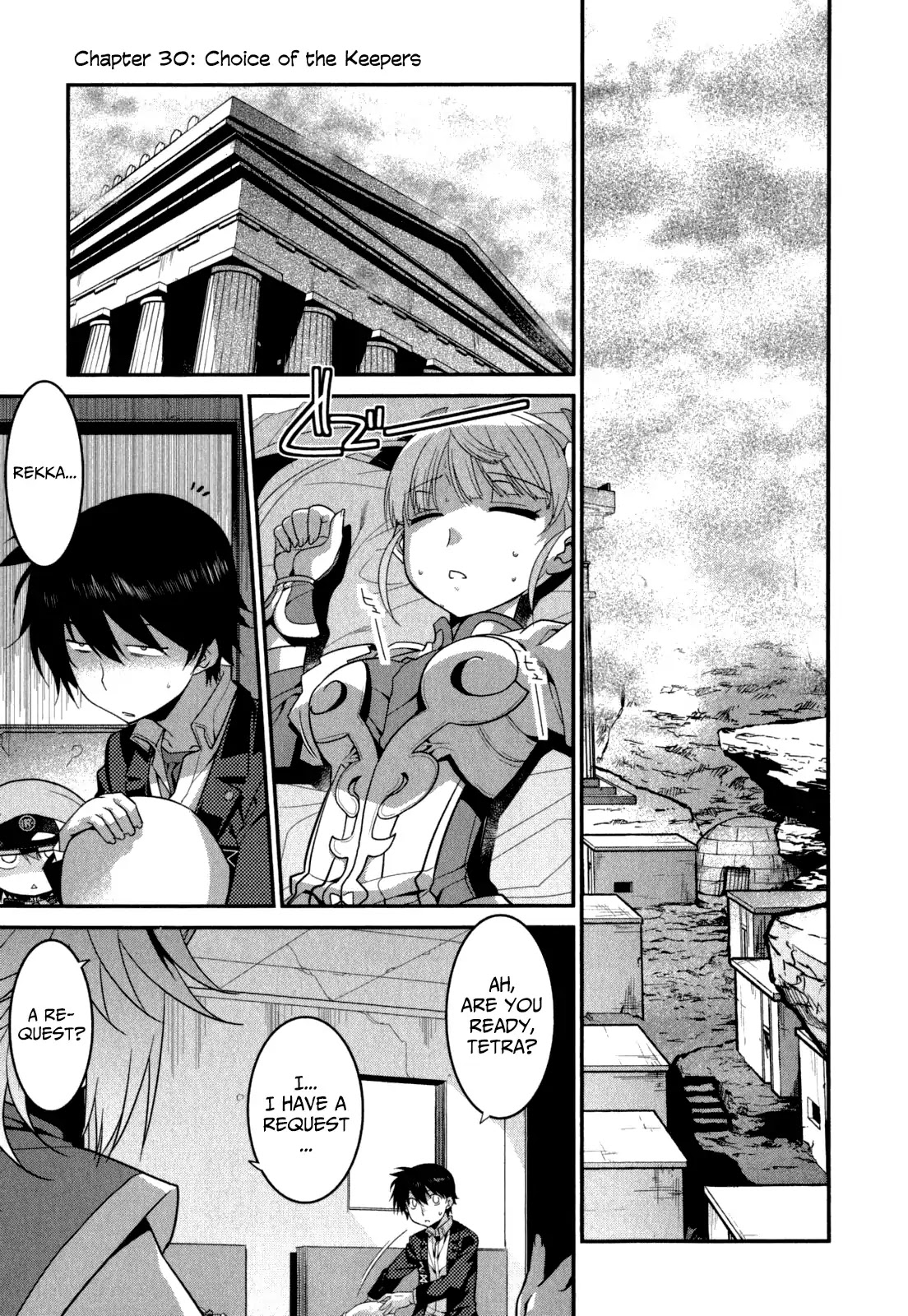Ore ga Heroine o Tasukesugite Sekai ga Little Mokushiroku!? Chapter 30 page 2 - Chapter 30: Choice of the Keepers
