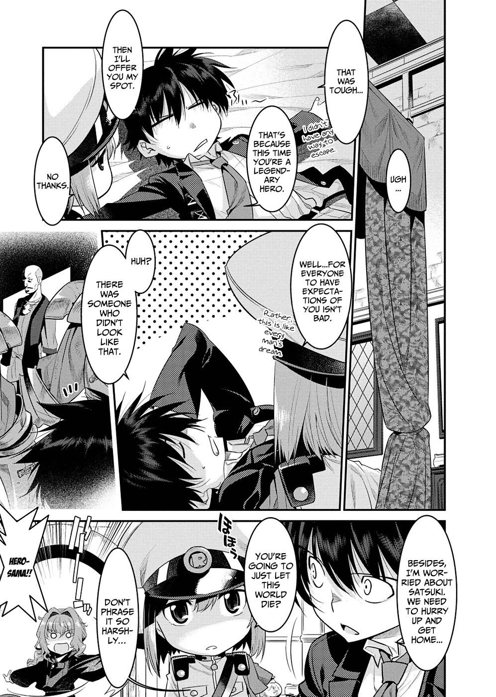Ore ga Heroine o Tasukesugite Sekai ga Little Mokushiroku!? Chapter 4 page 4 - Chapter 4: The Hero's Welcome