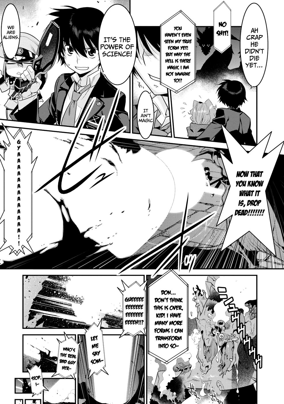 Ore ga Heroine o Tasukesugite Sekai ga Little Mokushiroku!? Chapter 7 page 17 - Chapter 7: The power of... Science?