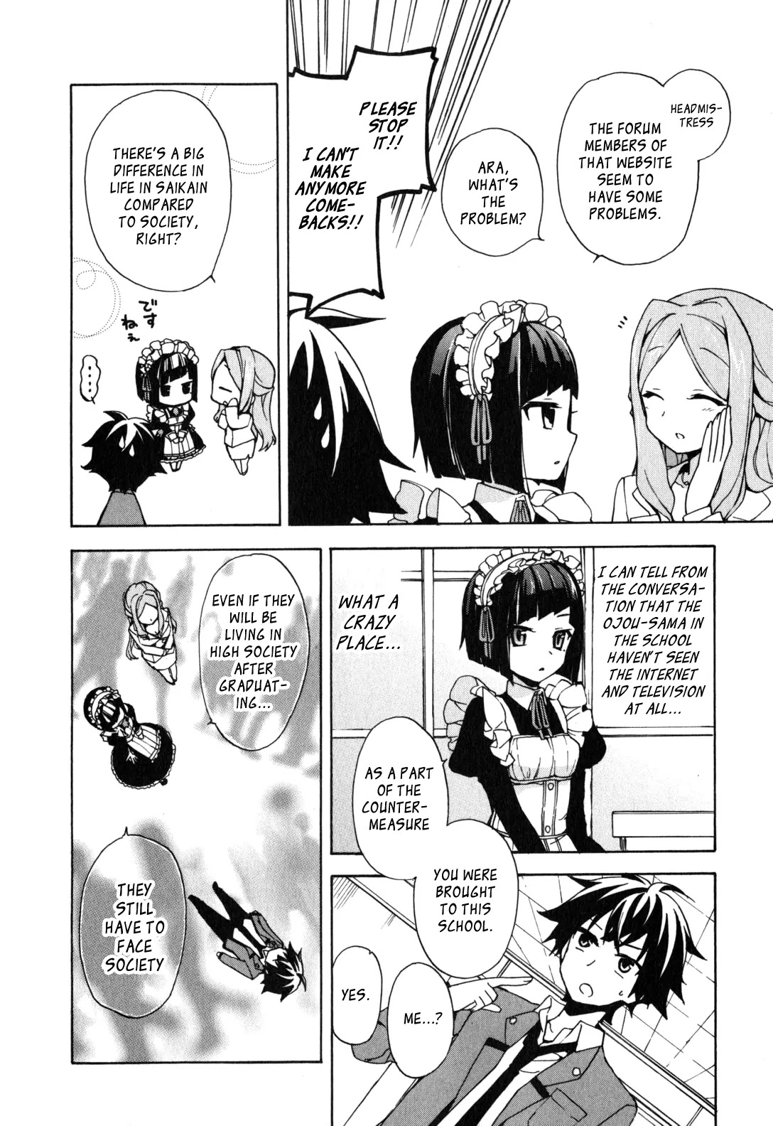 Ore ga Ojou-sama Gakkou ni "Shomin Sample" Toshite Rachirareta Ken Chapter 1 page 14 - Chapter 1: Welcome Commoner