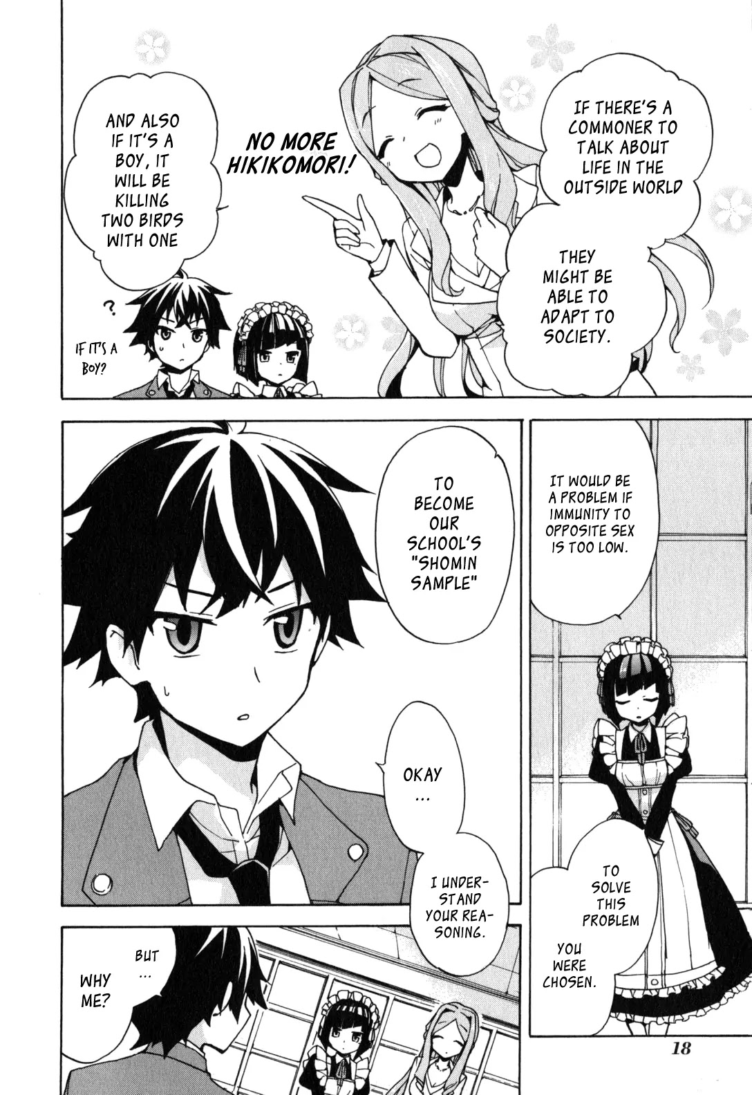 Ore ga Ojou-sama Gakkou ni "Shomin Sample" Toshite Rachirareta Ken Chapter 1 page 16 - Chapter 1: Welcome Commoner
