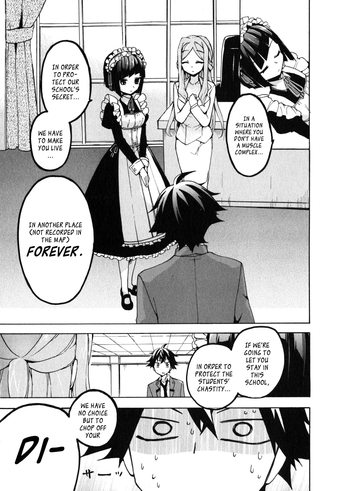 Ore ga Ojou-sama Gakkou ni "Shomin Sample" Toshite Rachirareta Ken Chapter 1 page 21 - Chapter 1: Welcome Commoner