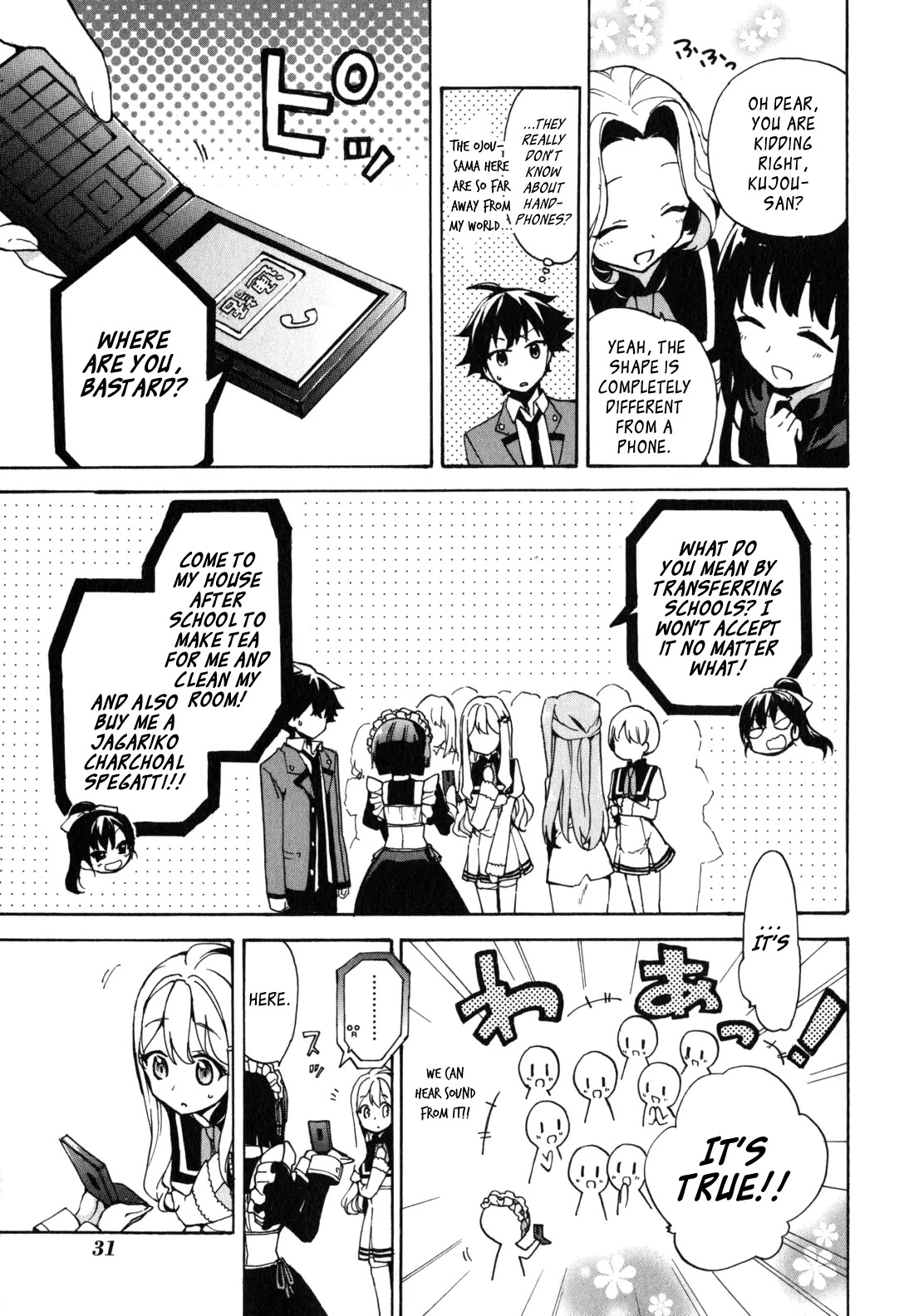 Ore ga Ojou-sama Gakkou ni "Shomin Sample" Toshite Rachirareta Ken Chapter 1 page 29 - Chapter 1: Welcome Commoner