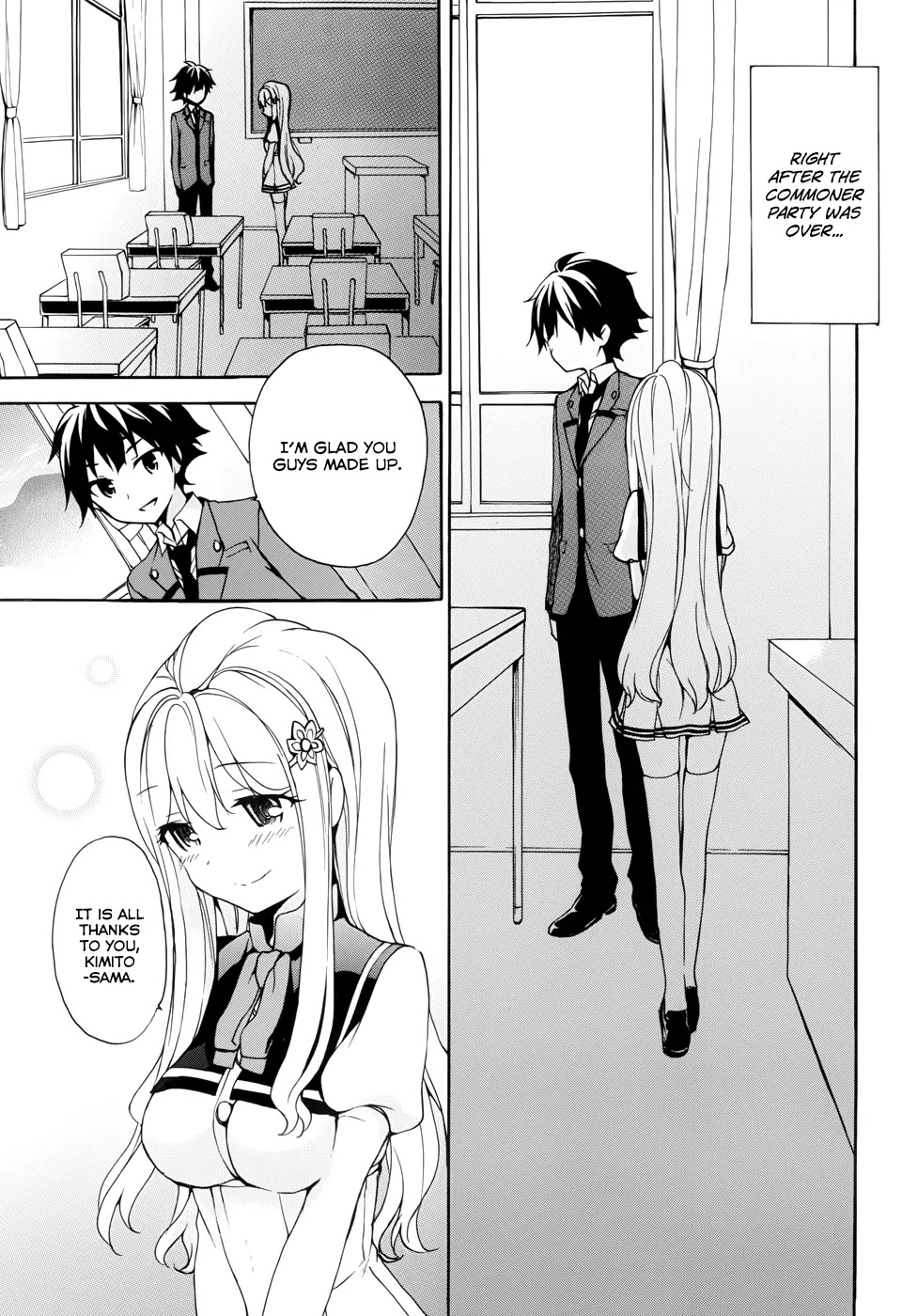 Ore ga Ojou-sama Gakkou ni "Shomin Sample" Toshite Rachirareta Ken Chapter 10 page 4 - Chapter 10: I Hate You!!