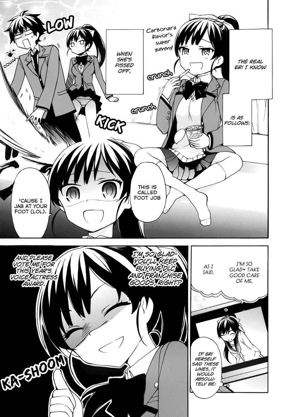 Ore ga Ojou-sama Gakkou ni "Shomin Sample" Toshite Rachirareta Ken Chapter 11 page 12 - Chapter 11: Love+Girlfriend