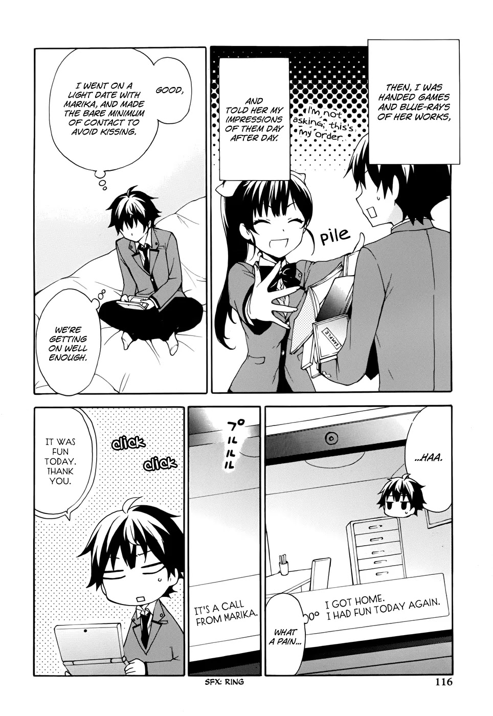 Ore ga Ojou-sama Gakkou ni "Shomin Sample" Toshite Rachirareta Ken Chapter 11 page 13 - Chapter 11: Love+Girlfriend