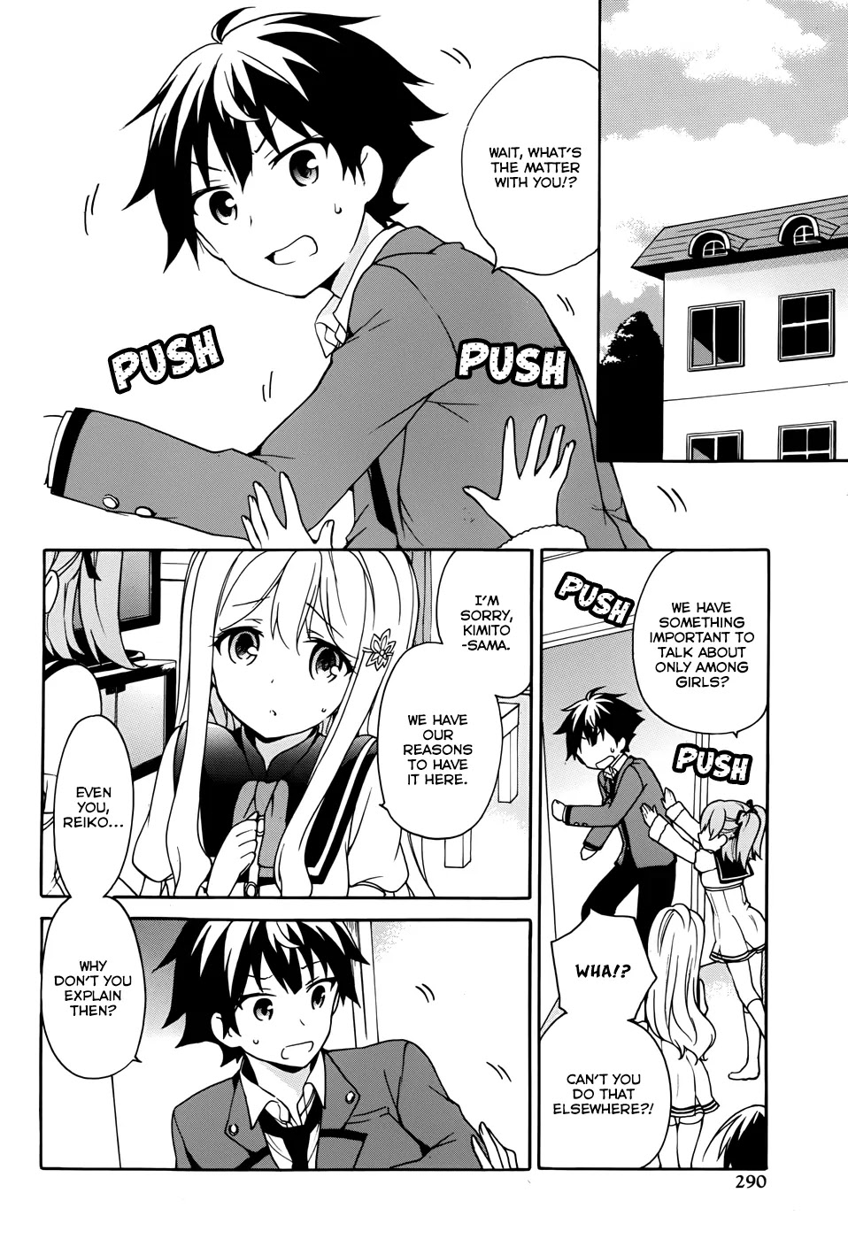 Ore ga Ojou-sama Gakkou ni "Shomin Sample" Toshite Rachirareta Ken Chapter 14 page 10 - Chapter 14: Only Friends