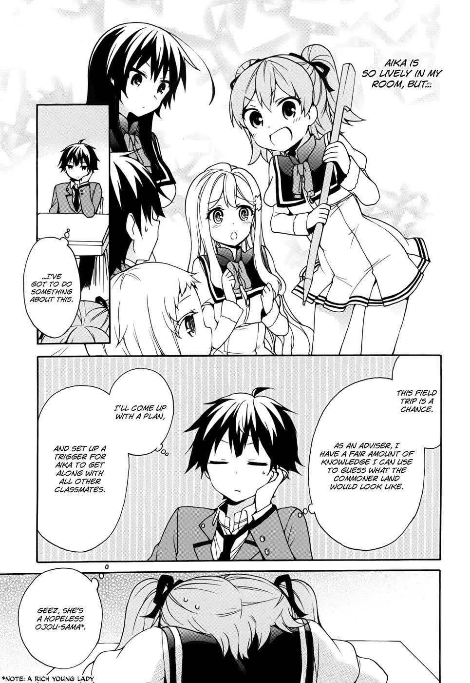 Ore ga Ojou-sama Gakkou ni "Shomin Sample" Toshite Rachirareta Ken Chapter 17 page 10 - Chapter 17: Anybody, Please Pair Up With Tenkuubashi-san~