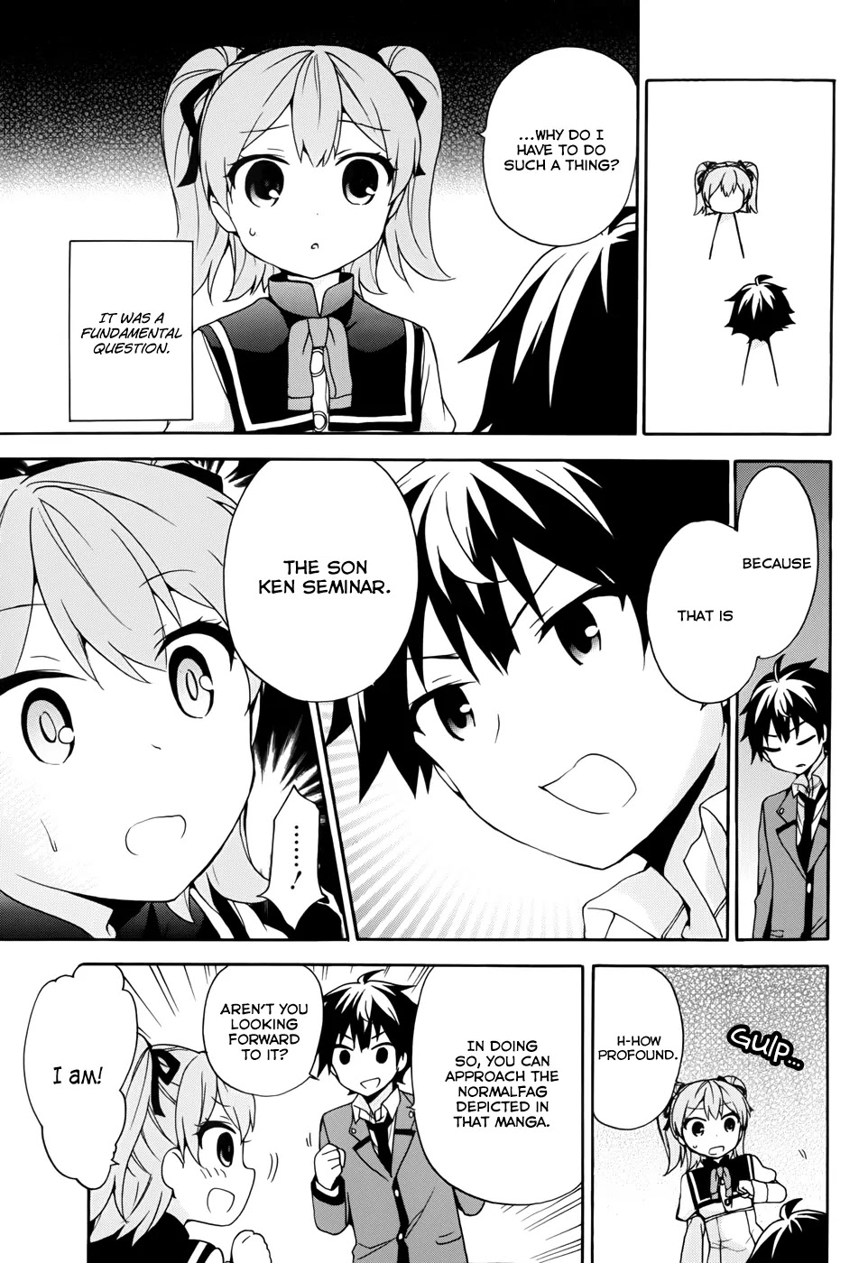 Ore ga Ojou-sama Gakkou ni "Shomin Sample" Toshite Rachirareta Ken Chapter 17 page 28 - Chapter 17: Anybody, Please Pair Up With Tenkuubashi-san~