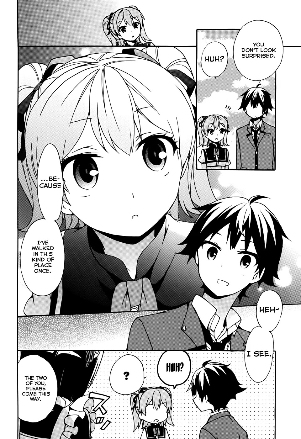 Ore ga Ojou-sama Gakkou ni "Shomin Sample" Toshite Rachirareta Ken Chapter 18 page 12 - Chapter 18: Come Out Immediately!