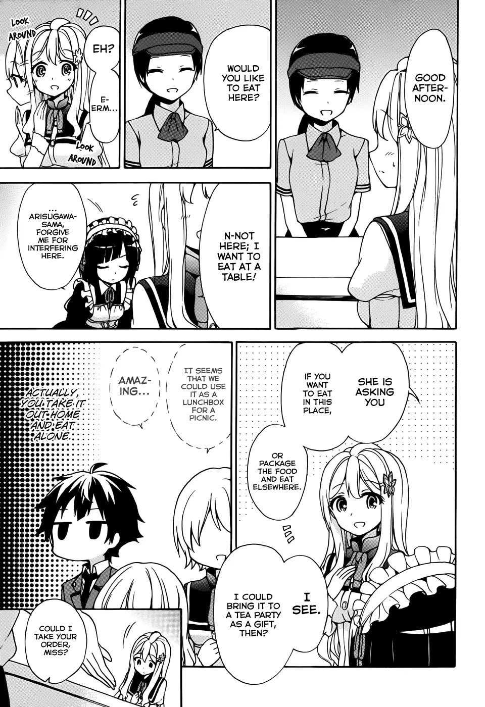 Ore ga Ojou-sama Gakkou ni "Shomin Sample" Toshite Rachirareta Ken Chapter 18 page 25 - Chapter 18: Come Out Immediately!