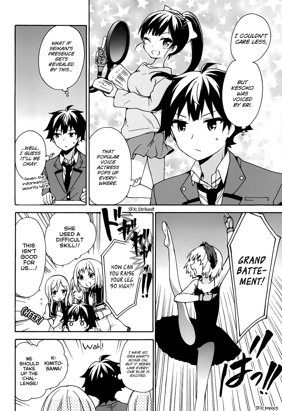 Ore ga Ojou-sama Gakkou ni "Shomin Sample" Toshite Rachirareta Ken Chapter 19 page 27 - Chapter 19: Yogashim Isn't For Beginners