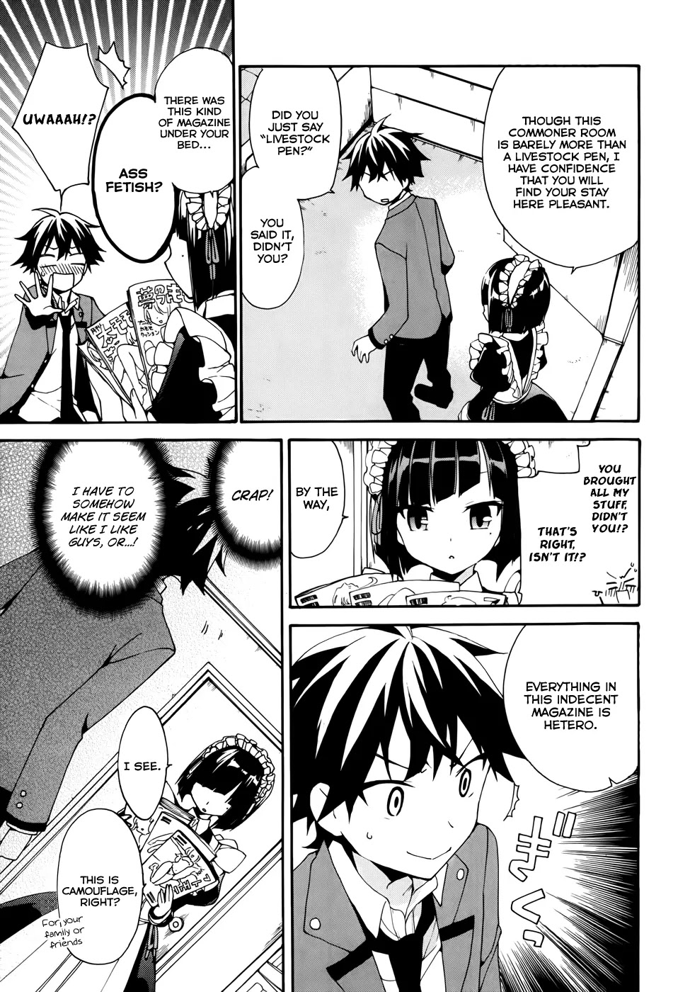 Ore ga Ojou-sama Gakkou ni "Shomin Sample" Toshite Rachirareta Ken Chapter 2 page 19 - Chapter 2: Kiss Me!!