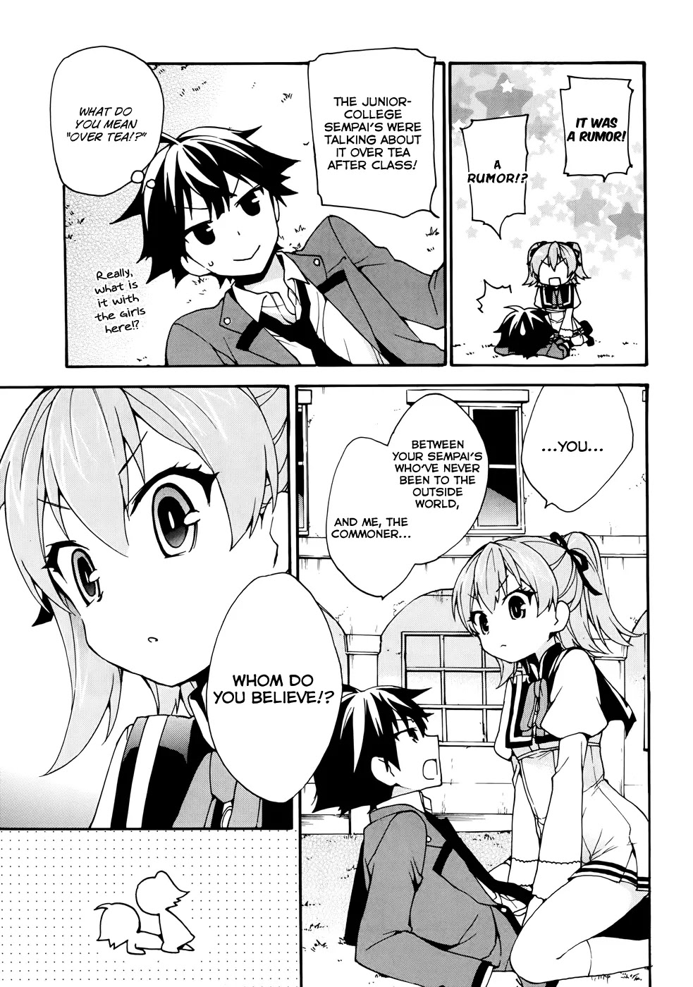Ore ga Ojou-sama Gakkou ni "Shomin Sample" Toshite Rachirareta Ken Chapter 2 page 7 - Chapter 2: Kiss Me!!