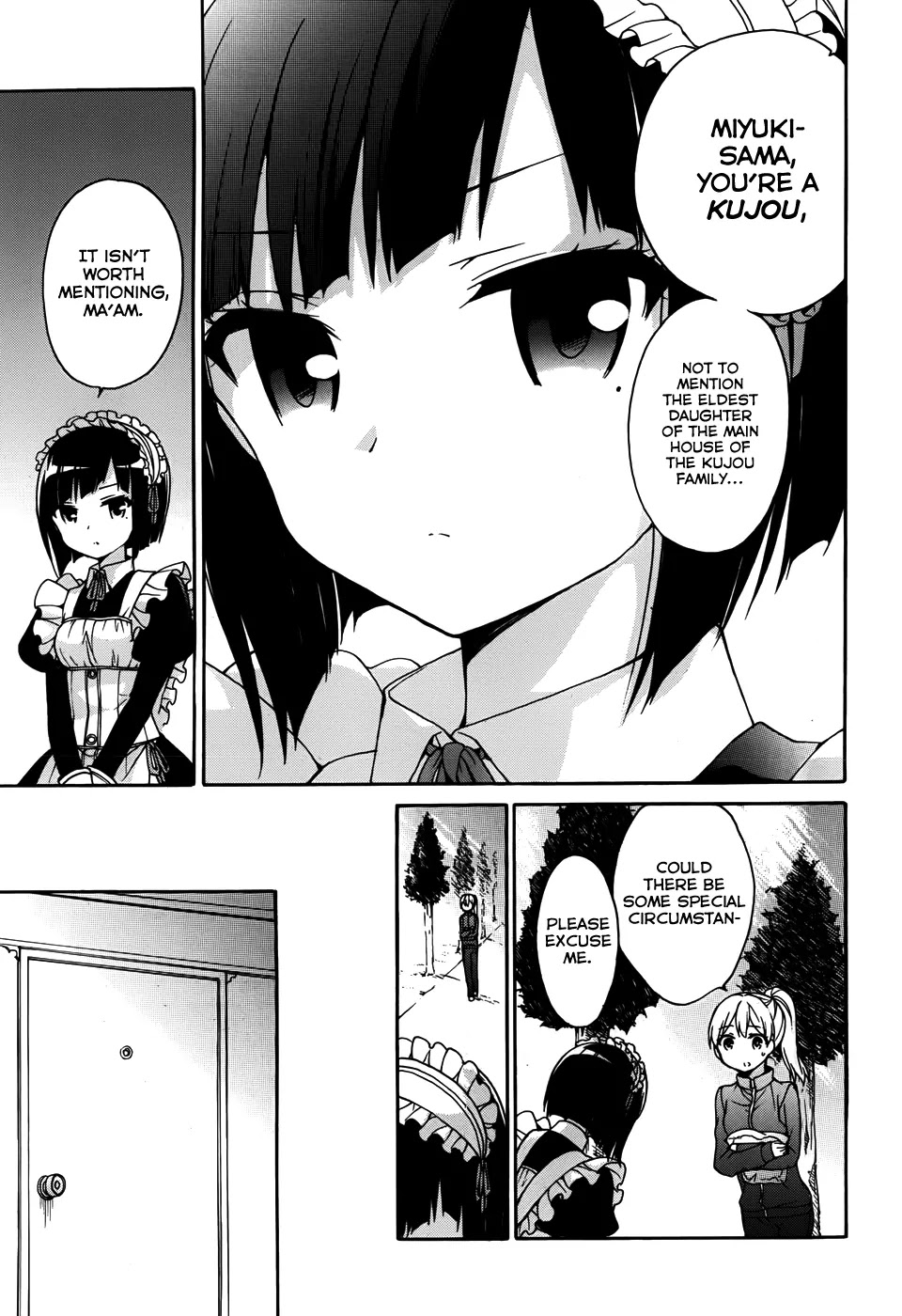 Ore ga Ojou-sama Gakkou ni "Shomin Sample" Toshite Rachirareta Ken Chapter 22 page 6 - Chapter 22: The Head-Maid's Morning Begins Early