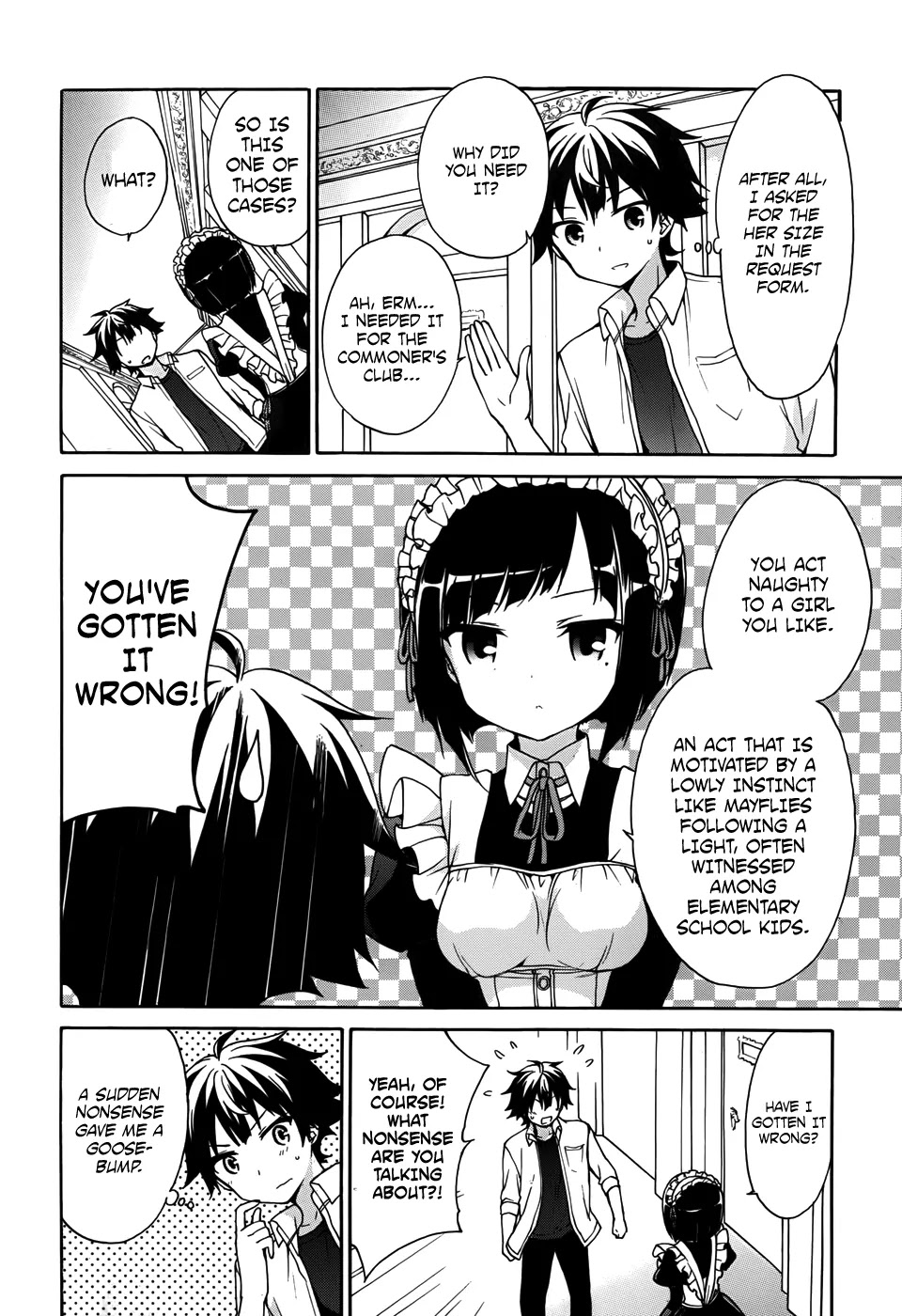 Ore ga Ojou-sama Gakkou ni "Shomin Sample" Toshite Rachirareta Ken Chapter 28 page 23 - Chapter 28: It's been bothering me for awhile, but what the heck does it mean by...