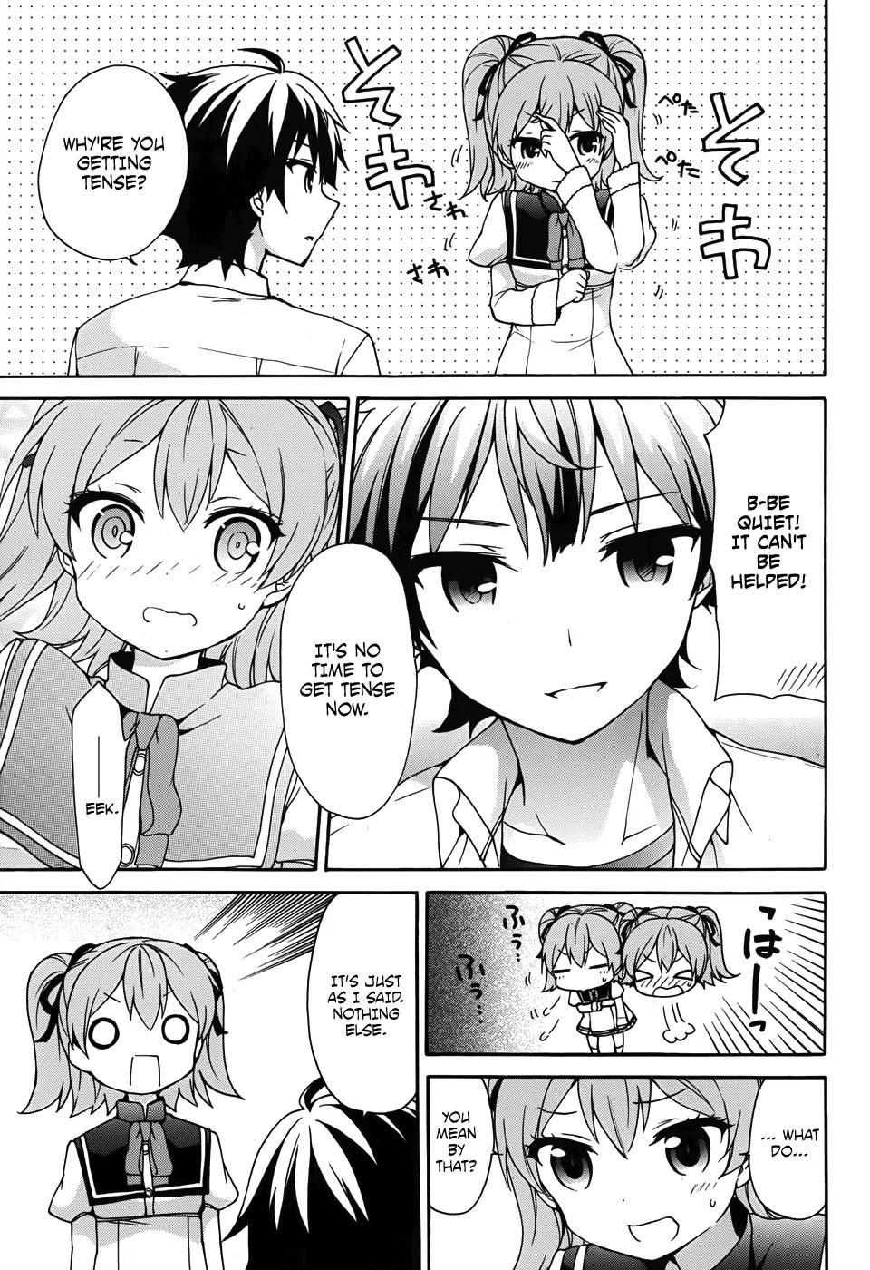 Ore ga Ojou-sama Gakkou ni "Shomin Sample" Toshite Rachirareta Ken Chapter 28 page 4 - Chapter 28: It's been bothering me for awhile, but what the heck does it mean by...