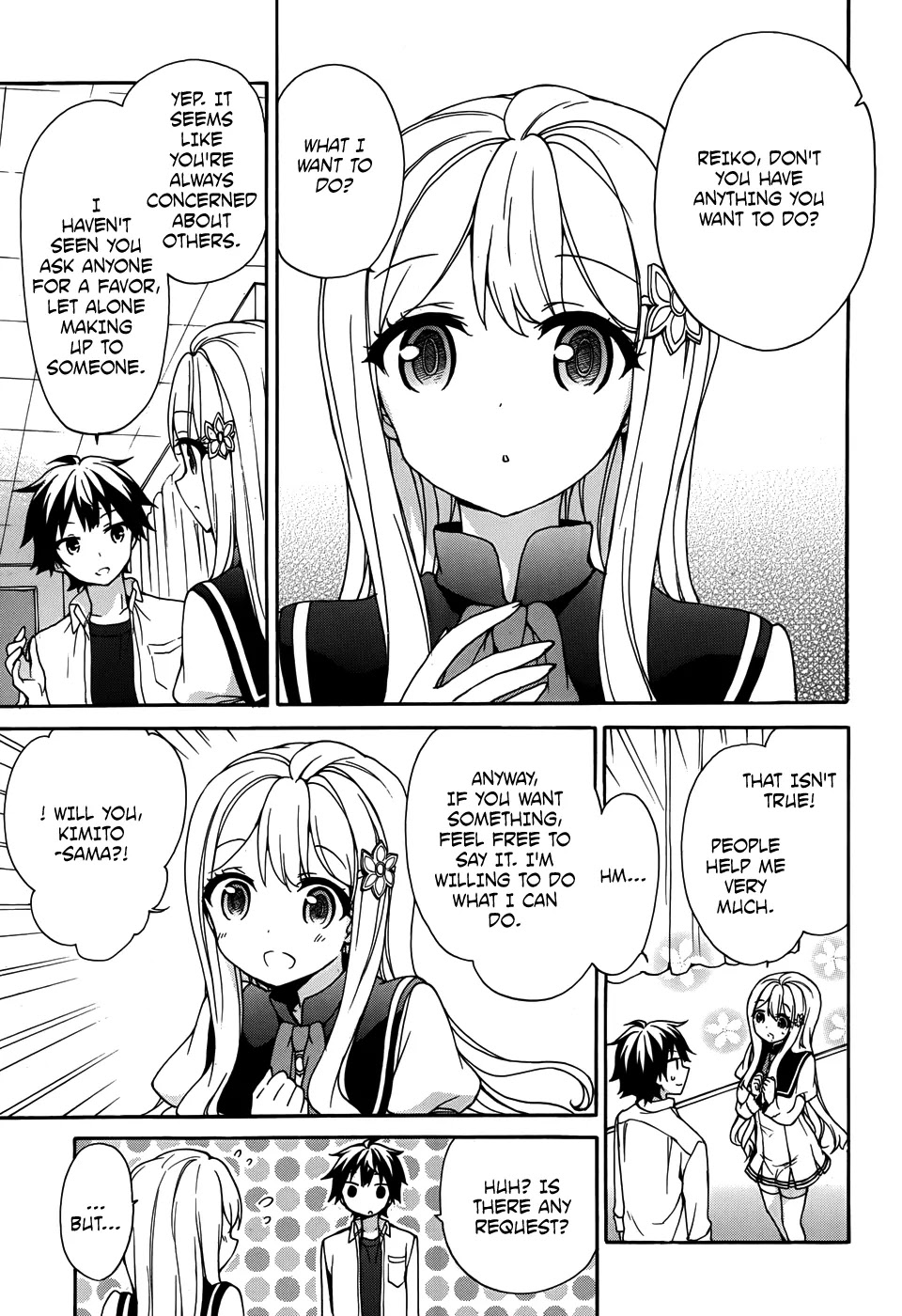 Ore ga Ojou-sama Gakkou ni "Shomin Sample" Toshite Rachirareta Ken Chapter 29 page 16 - Chapter 29: Was the sky you looked up at different from This One, Kimito-sama?