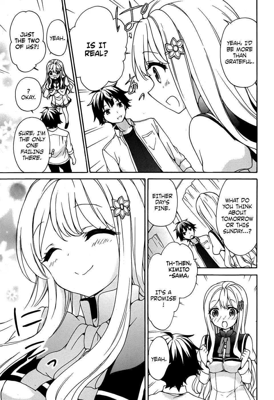 Ore ga Ojou-sama Gakkou ni "Shomin Sample" Toshite Rachirareta Ken Chapter 29 page 18 - Chapter 29: Was the sky you looked up at different from This One, Kimito-sama?