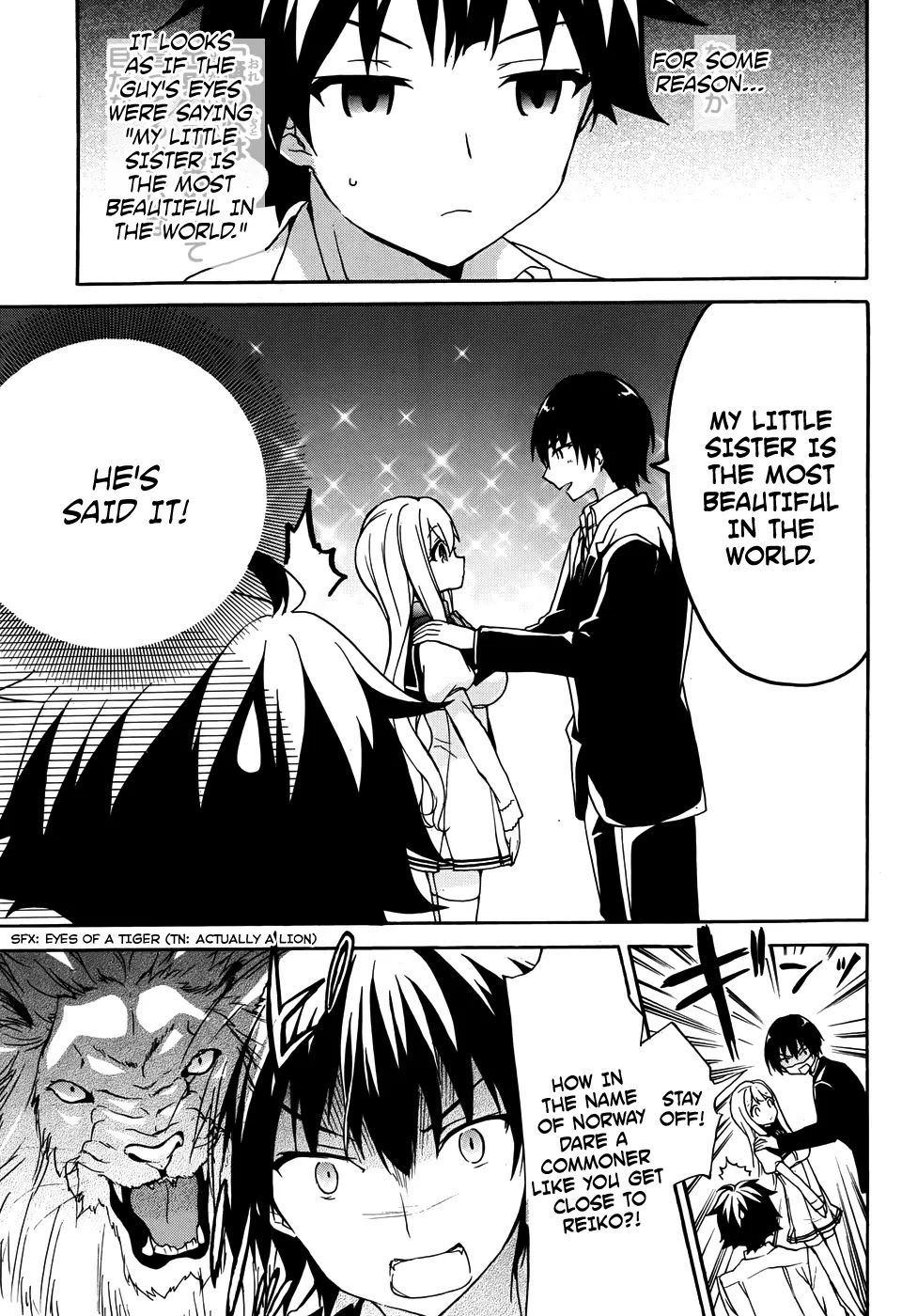 Ore ga Ojou-sama Gakkou ni "Shomin Sample" Toshite Rachirareta Ken Chapter 29 page 34 - Chapter 29: Was the sky you looked up at different from This One, Kimito-sama?