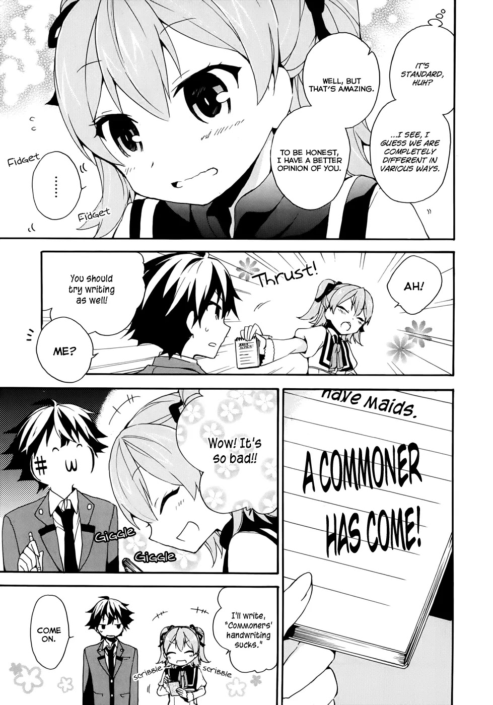 Ore ga Ojou-sama Gakkou ni "Shomin Sample" Toshite Rachirareta Ken Chapter 3 page 14 - Chapter 3: A Pure Hearted Maiden