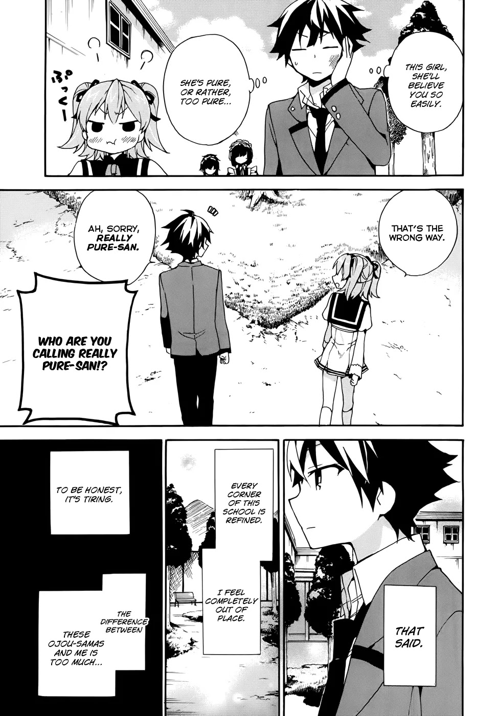Ore ga Ojou-sama Gakkou ni "Shomin Sample" Toshite Rachirareta Ken Chapter 3 page 16 - Chapter 3: A Pure Hearted Maiden