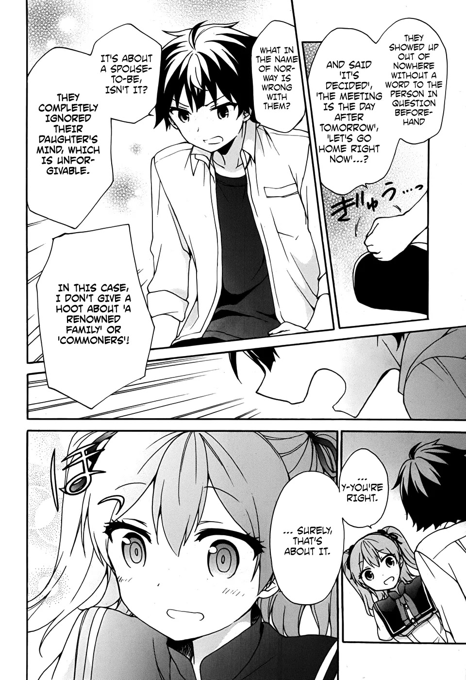 Ore ga Ojou-sama Gakkou ni "Shomin Sample" Toshite Rachirareta Ken Chapter 30 page 8 - Chapter 30: We Will Go Together!