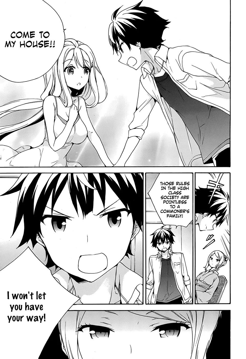 Ore ga Ojou-sama Gakkou ni "Shomin Sample" Toshite Rachirareta Ken Chapter 32 page 12 - Chapter 32: I Shall... Harass You All the Time until You Get Divorced