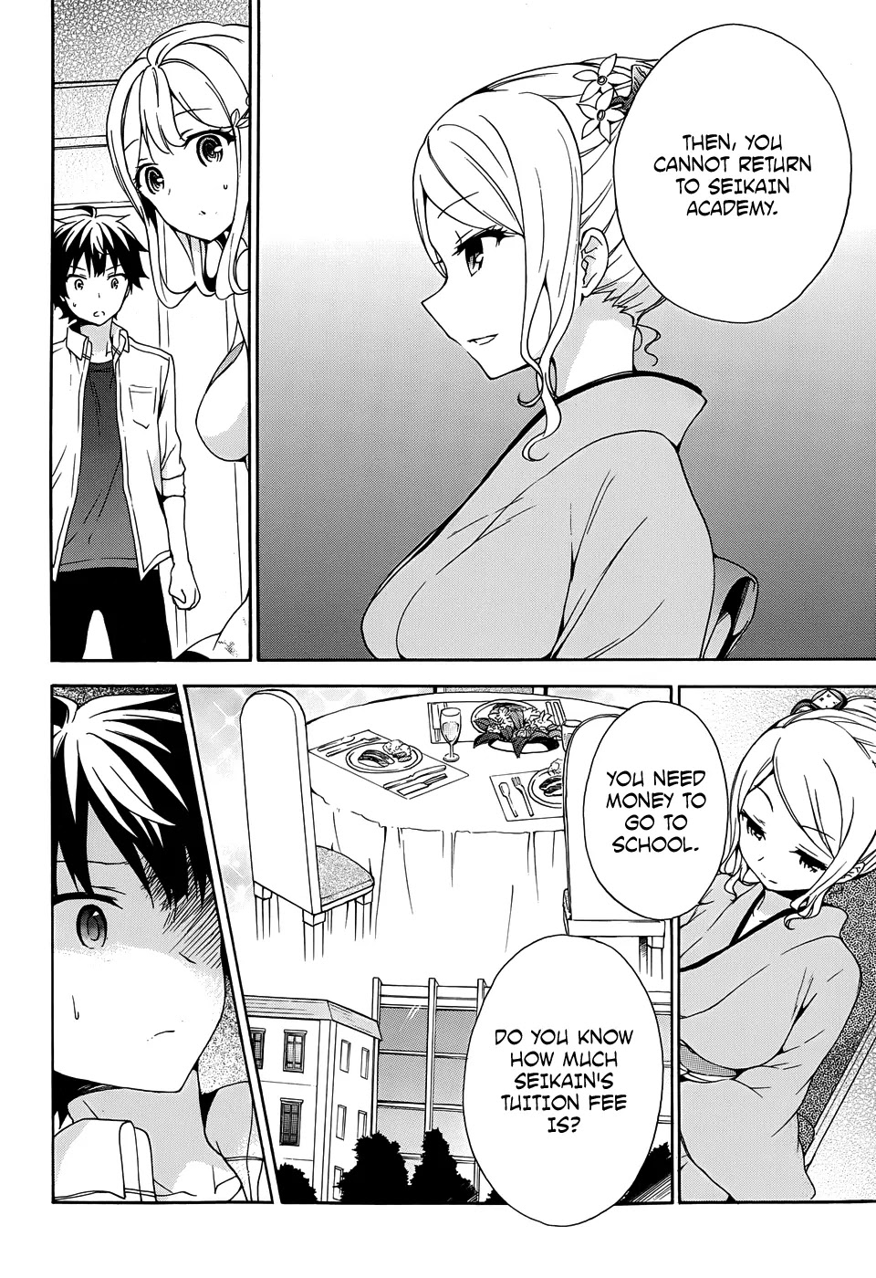 Ore ga Ojou-sama Gakkou ni "Shomin Sample" Toshite Rachirareta Ken Chapter 32 page 7 - Chapter 32: I Shall... Harass You All the Time until You Get Divorced