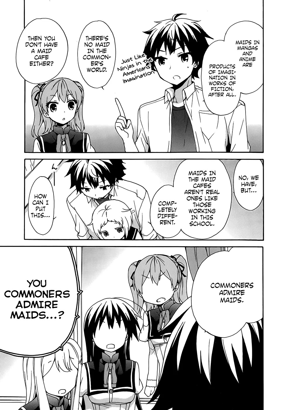 Ore ga Ojou-sama Gakkou ni "Shomin Sample" Toshite Rachirareta Ken Chapter 33 page 16 - Chapter 33: Just Like Ninjas in the Americans' Imagination
