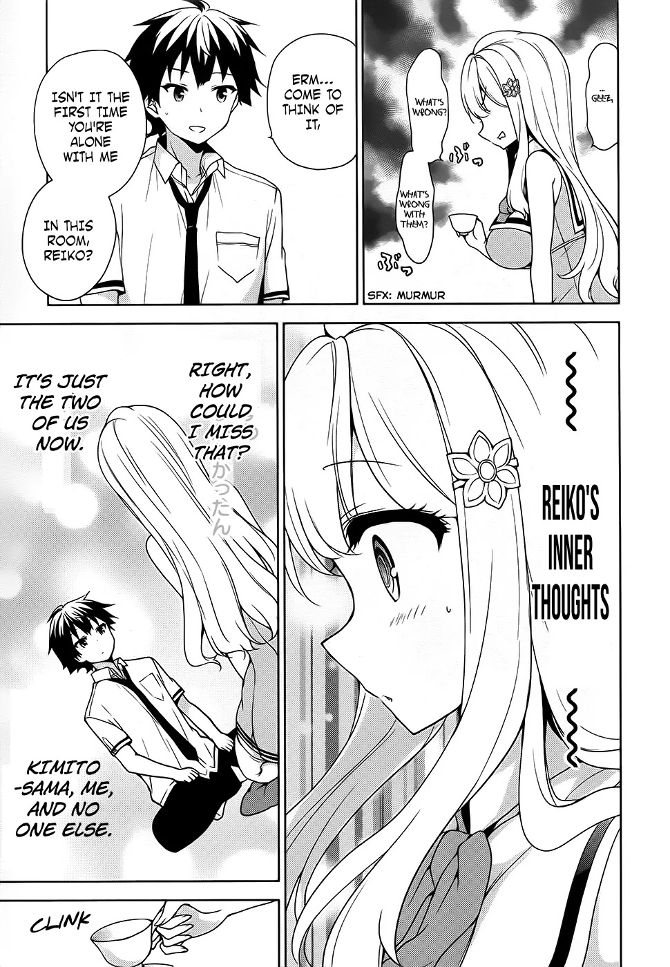Ore ga Ojou-sama Gakkou ni "Shomin Sample" Toshite Rachirareta Ken Chapter 44 page 17 - Chapter 44: Chicken Reiko