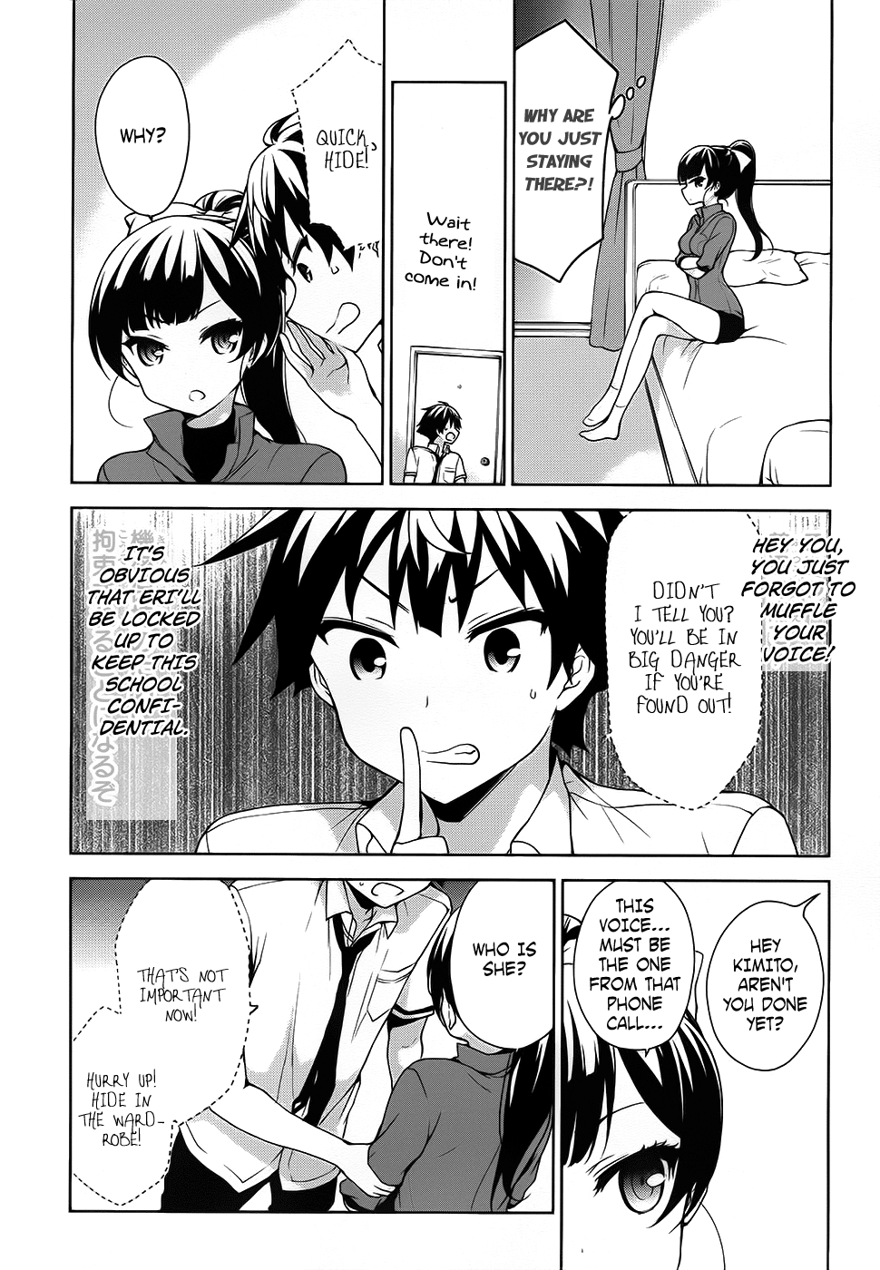 Ore ga Ojou-sama Gakkou ni "Shomin Sample" Toshite Rachirareta Ken Chapter 46 page 10 - Chapter 46: My Boxer Briefs Are Halfway down Right Now!