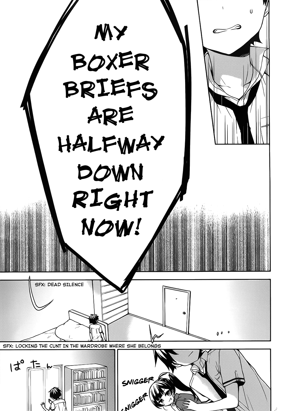 Ore ga Ojou-sama Gakkou ni "Shomin Sample" Toshite Rachirareta Ken Chapter 46 page 13 - Chapter 46: My Boxer Briefs Are Halfway down Right Now!
